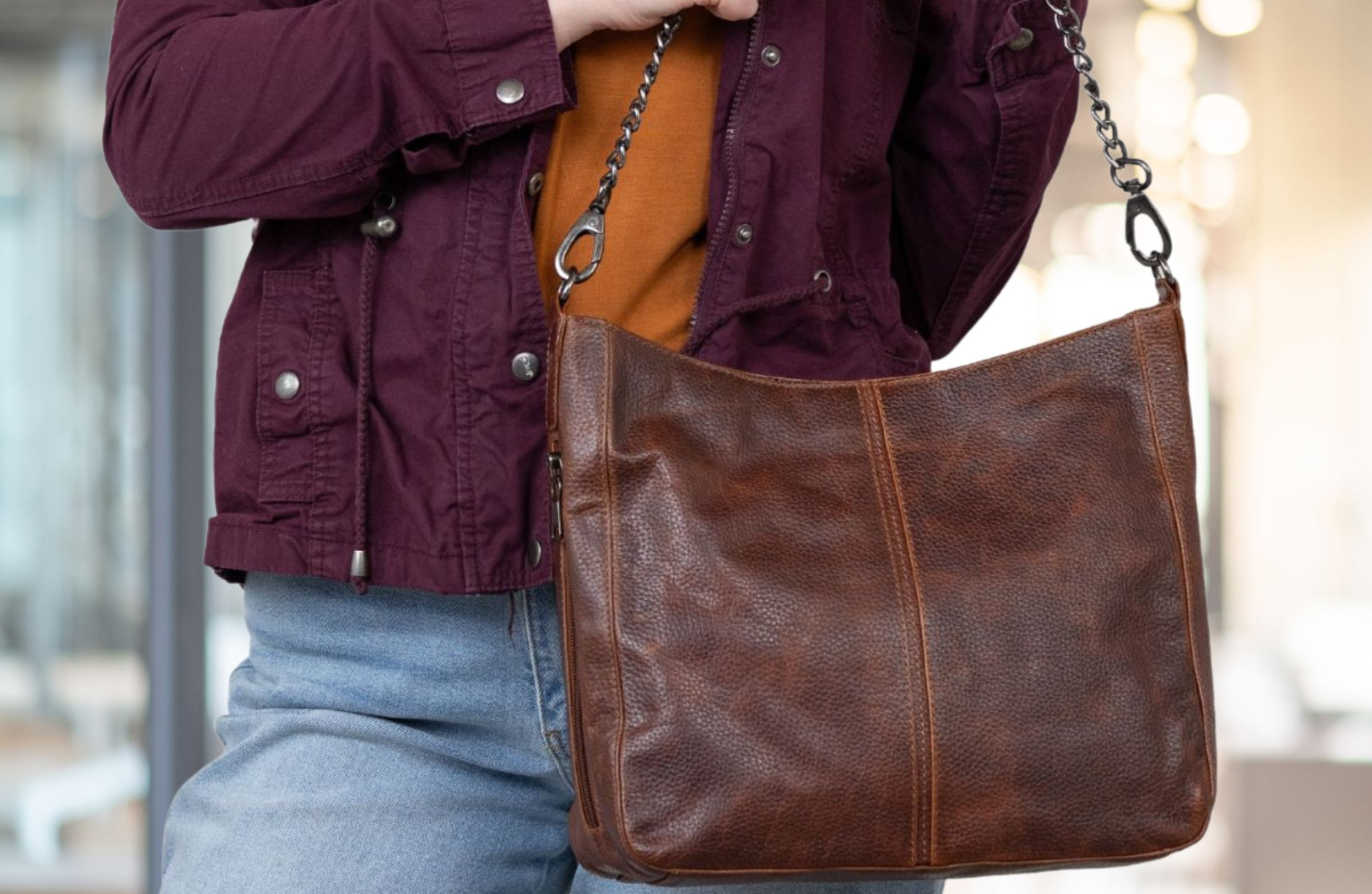 Concealed Carry Hobo Bag
