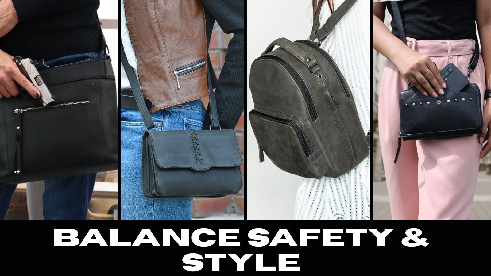 Black Concealed Carry Purse