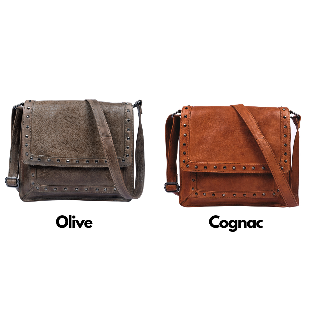 -SALE- Concealed Carry Monroe Leather Crossbody by Lady Conceal