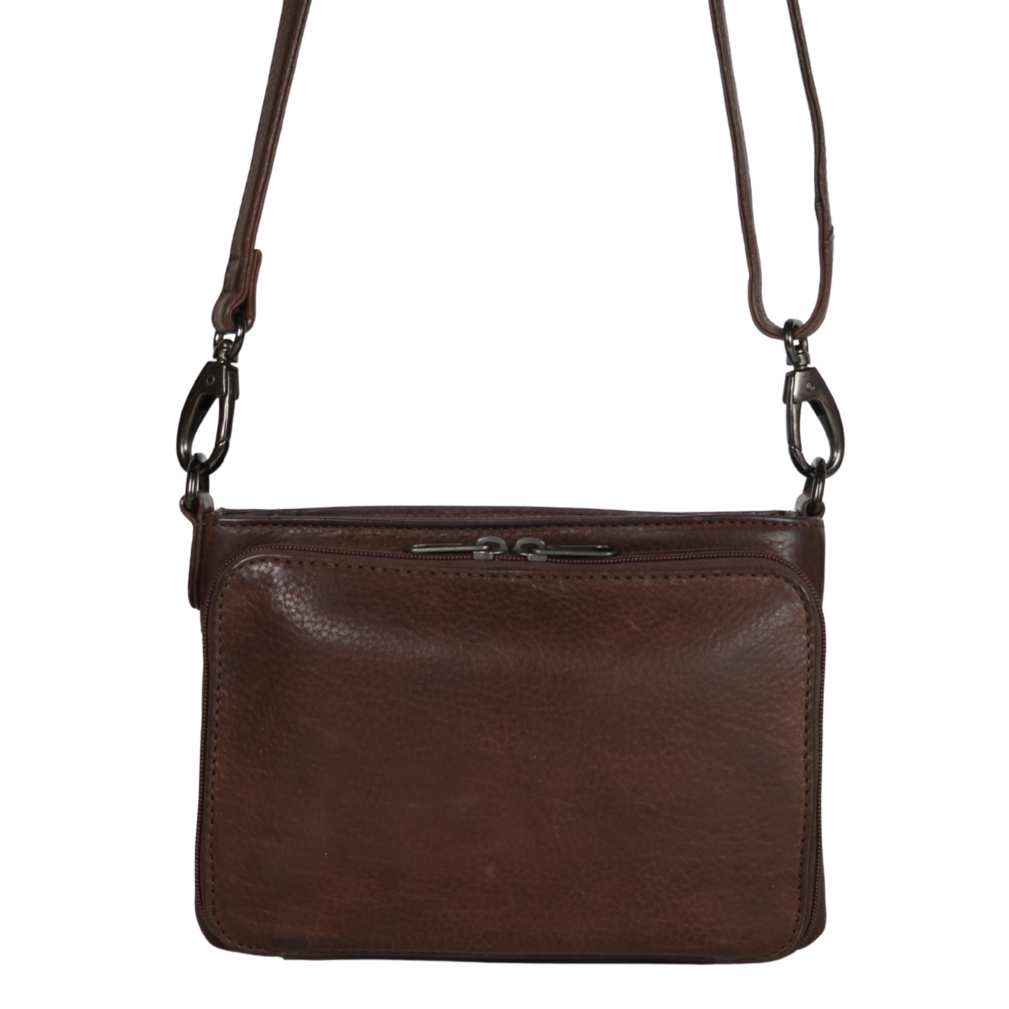 #226 Brown Concealed Carry Crossbody with Studs