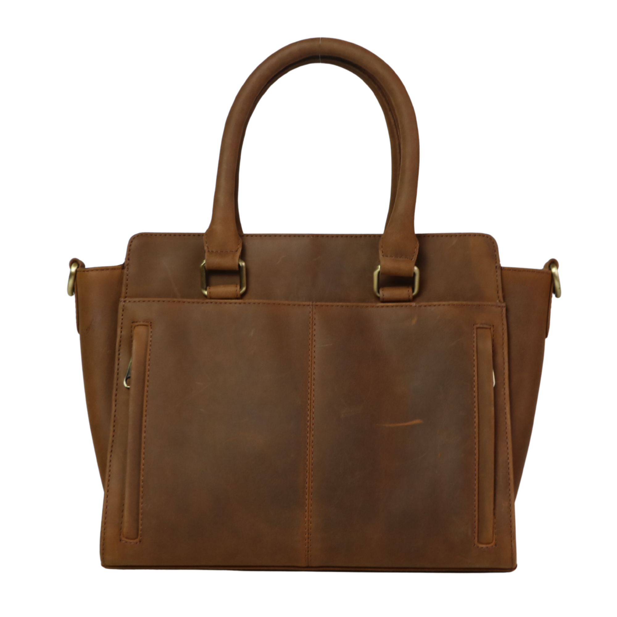 #230 Vintage Brown Concealed Carry Satchel
