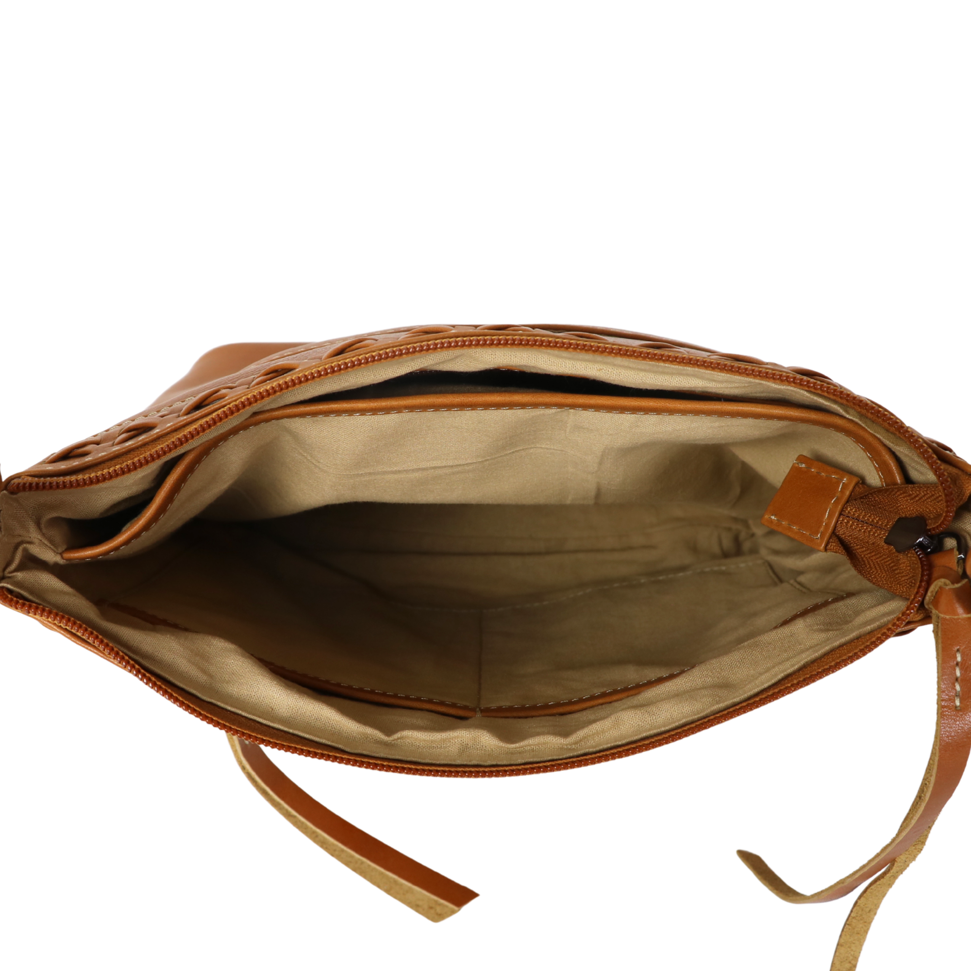 #235 Brown Leather Concealed Carry Crossbody