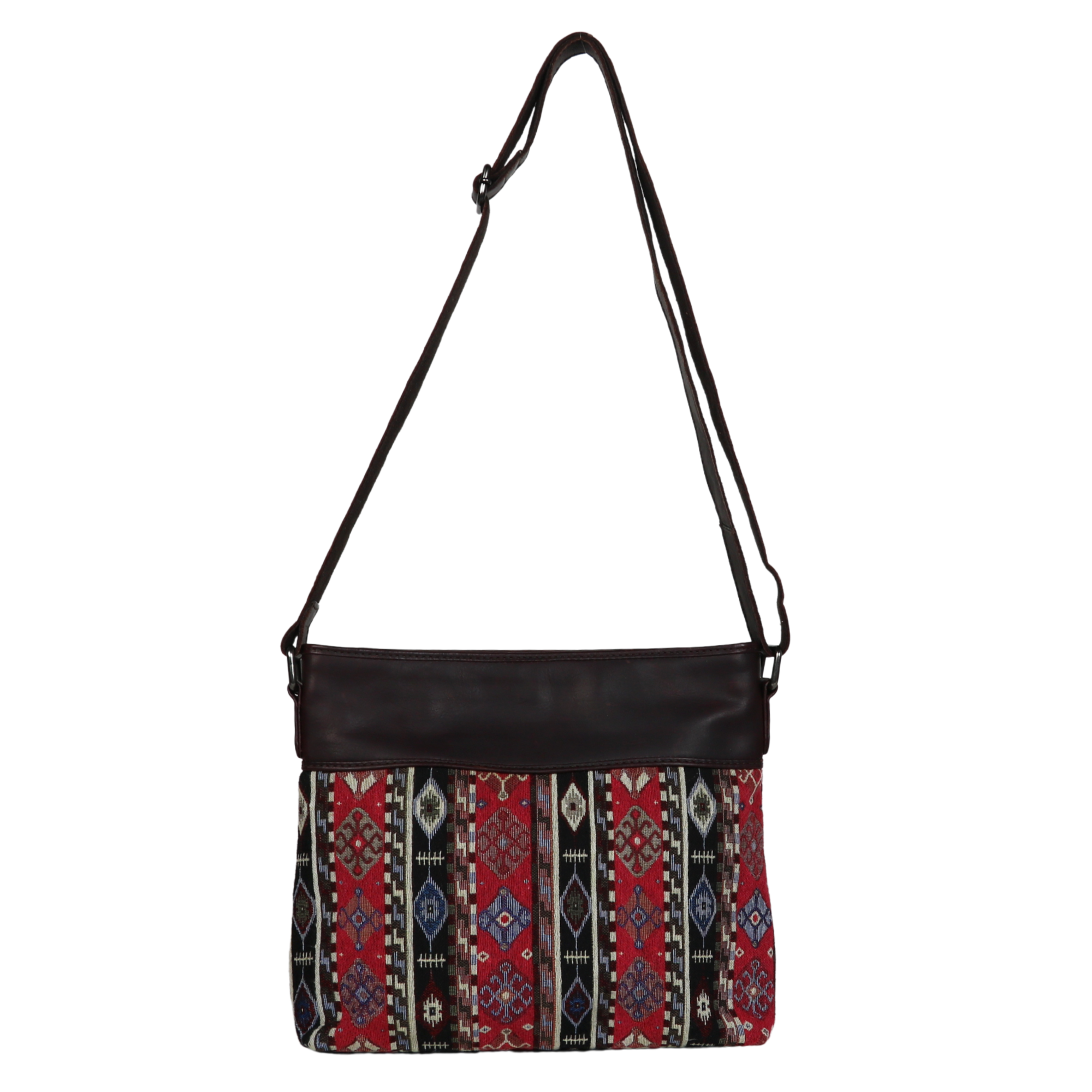 #242 Western Leather Aztec Concealed Carry Crossbody