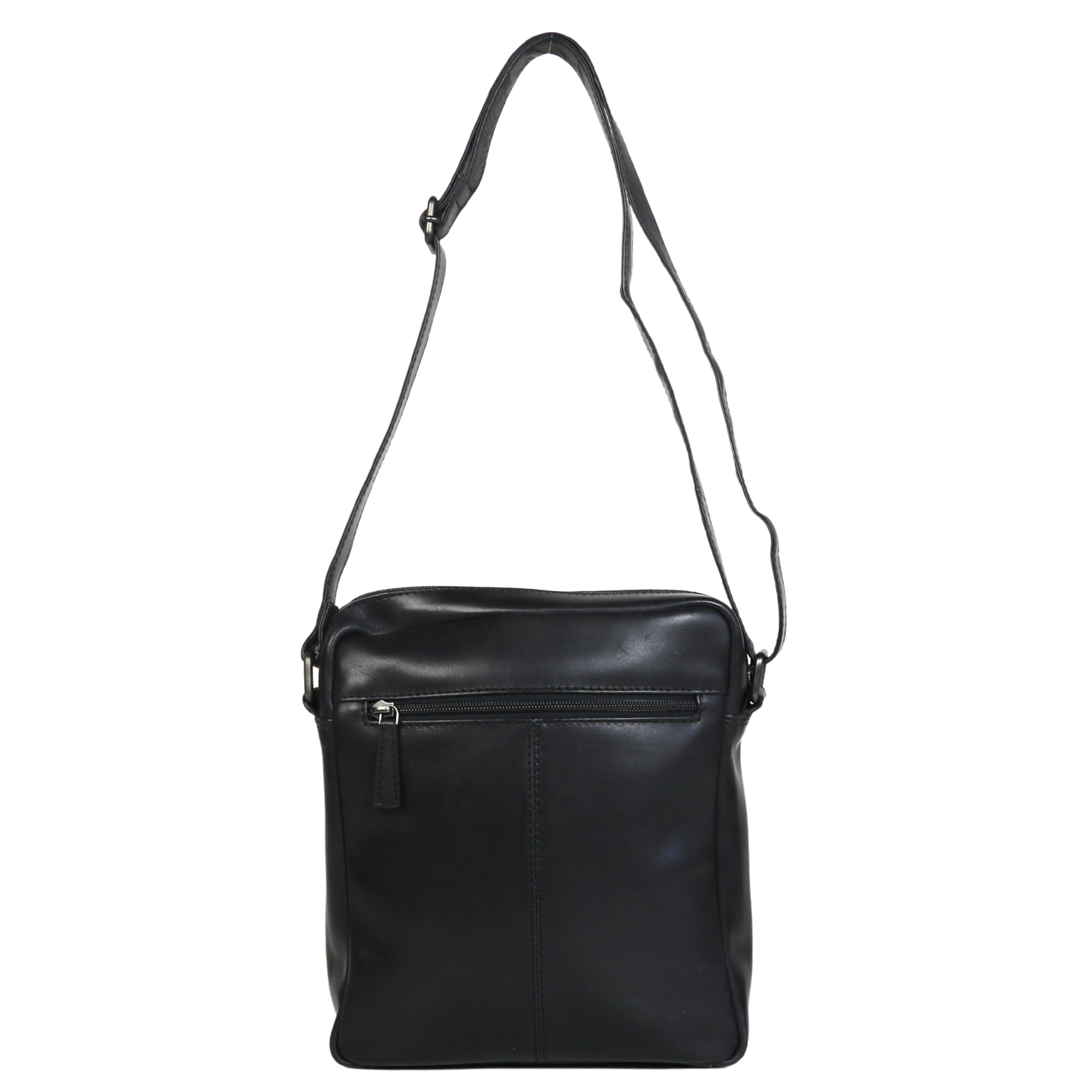 #243 Leather Concealed Carry Crossbody with Locking Zipper