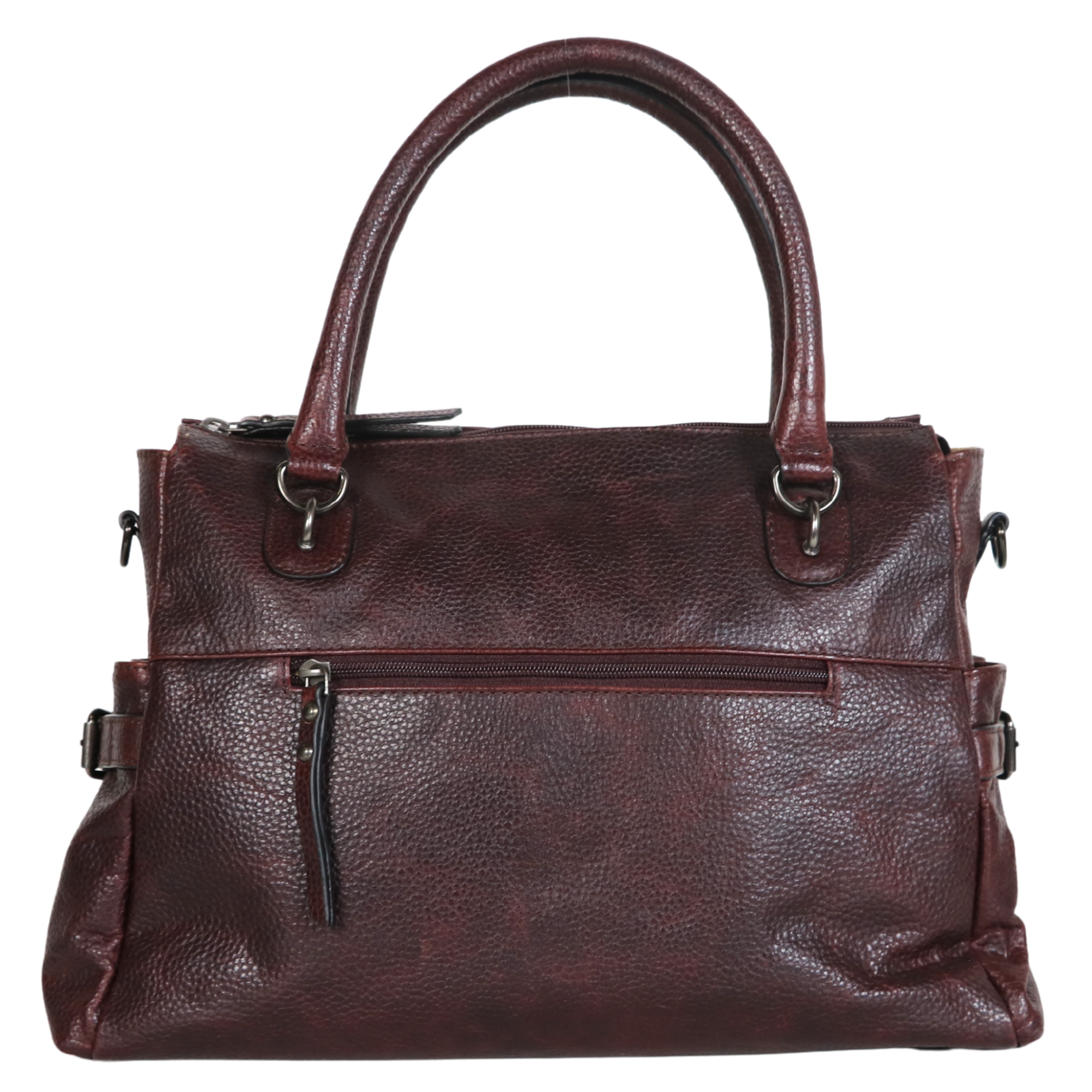 #257 Mahogany Concealed Carry Leather Satchel and Crossbody