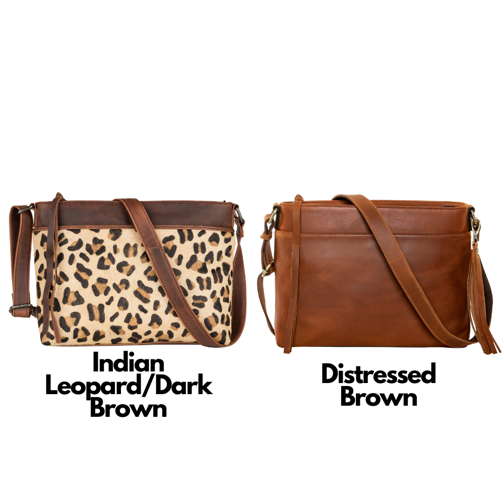 -SALE- Concealed Carry Josie Leather Crossbody by Lady Conceal