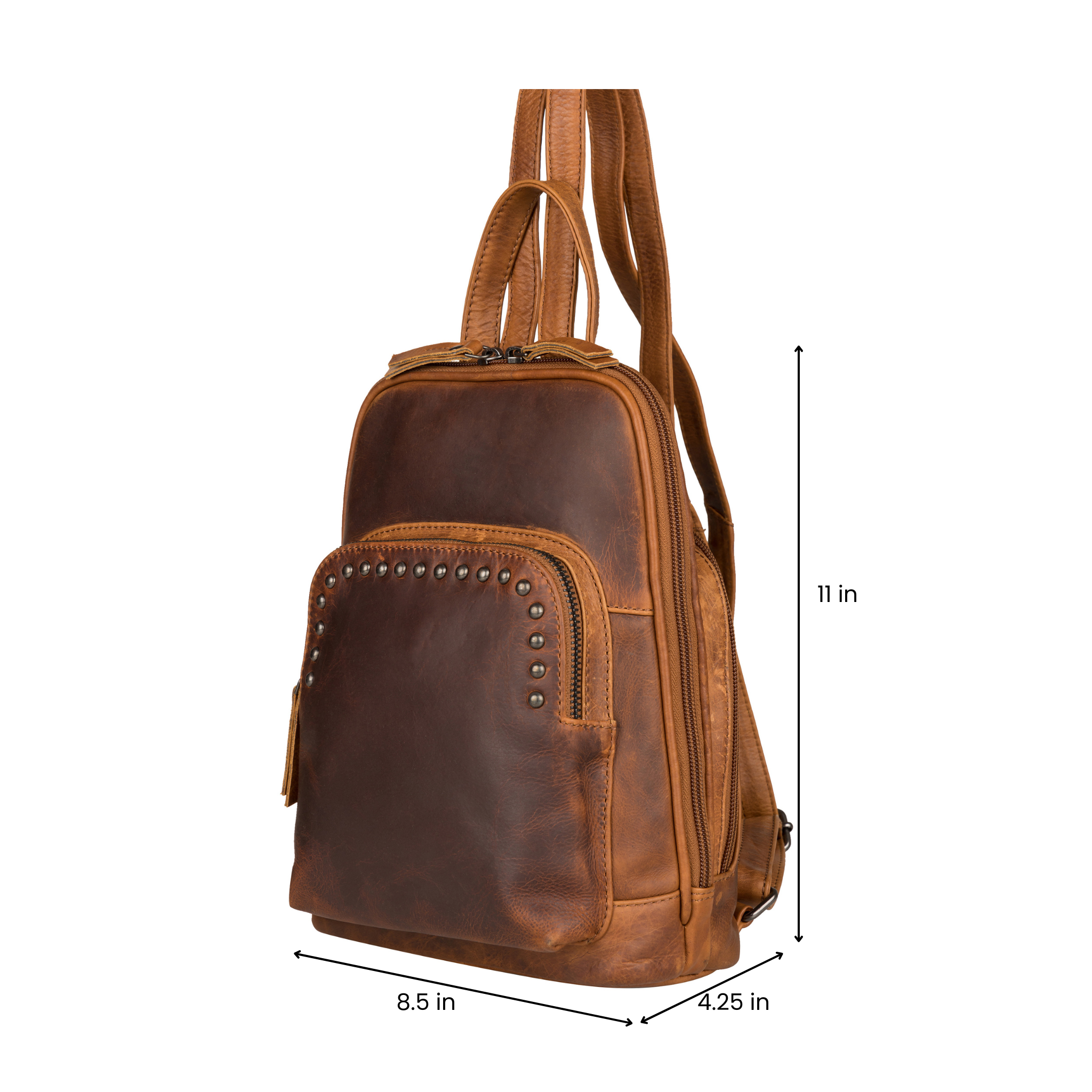 Concealed Carry Abby Leather Cognac Concealed Carry Backpack - Lady Conceal - Women conceal carry backpack for pistol - Designer Abbie Brown Carry Backpack - YKK Locking Zippers and Universal Holster - Unique Hide Backpack Gun and Pistol Bag - Designer Luxury Abby Leather Carry Handbag Backpack - carry backpack for gun carry - Unique Abbie Backpack for gun - concealed carry gun Handbag - concealed carry gun Backpack with locking zipper - concealed carry Backpack for woman