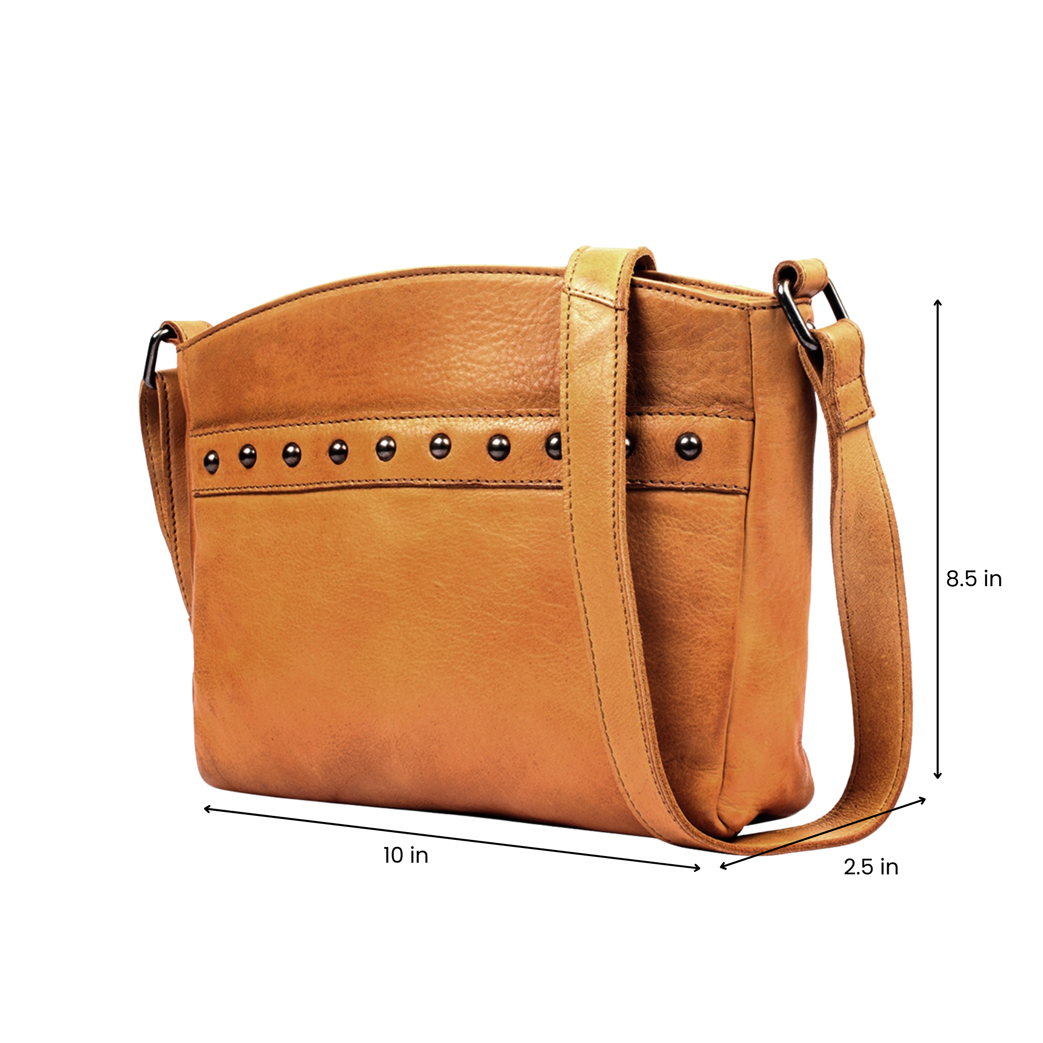 Conceal Carry Autumn Crossbody leather Gun Purse with Locking Zippers - Designer Conceal Carry Bag with Locking Zippers with Universal Holster