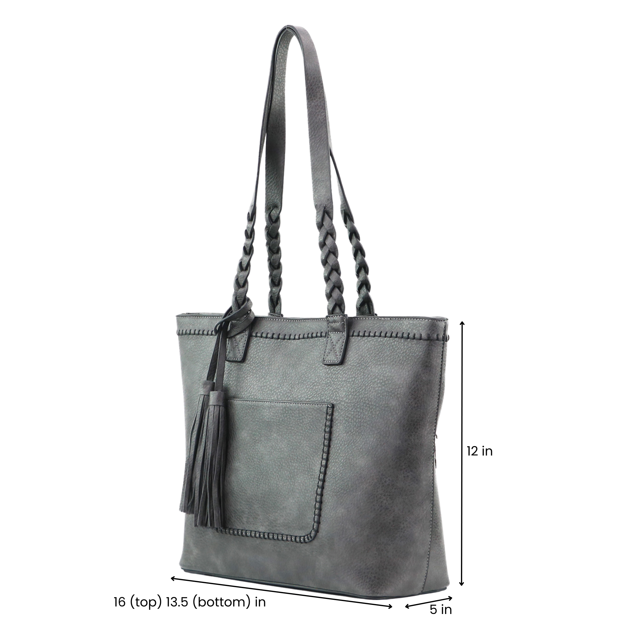Concealed Carry Cora Tote by Lady Conceal - Locking Designer Conceal Carry Handbag for women - Locking Conceal and Carry Handbag with Universal Holster for Handguns - Unique Handbag Gun and Pistol Bag - crossbody Handbag for concealed gun carry - concealed carry Handbag gun purse with locking zipper