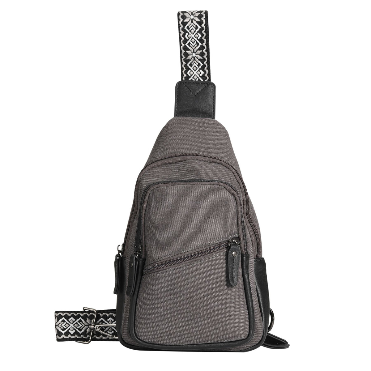 Canvas Concealed Carry Sling Bag Crossbody Backpack Purse Concealed Carry Canvas Crossbody – Upcycled Military Canvas  main image 3