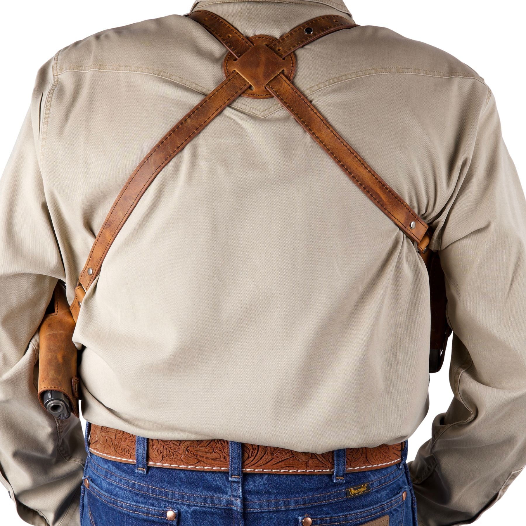 DS Conceal Leather Shoulder Holster - Lady Conceal Leather Firearm Accessories - Gifts for Gun Owners - Western Gun Holster