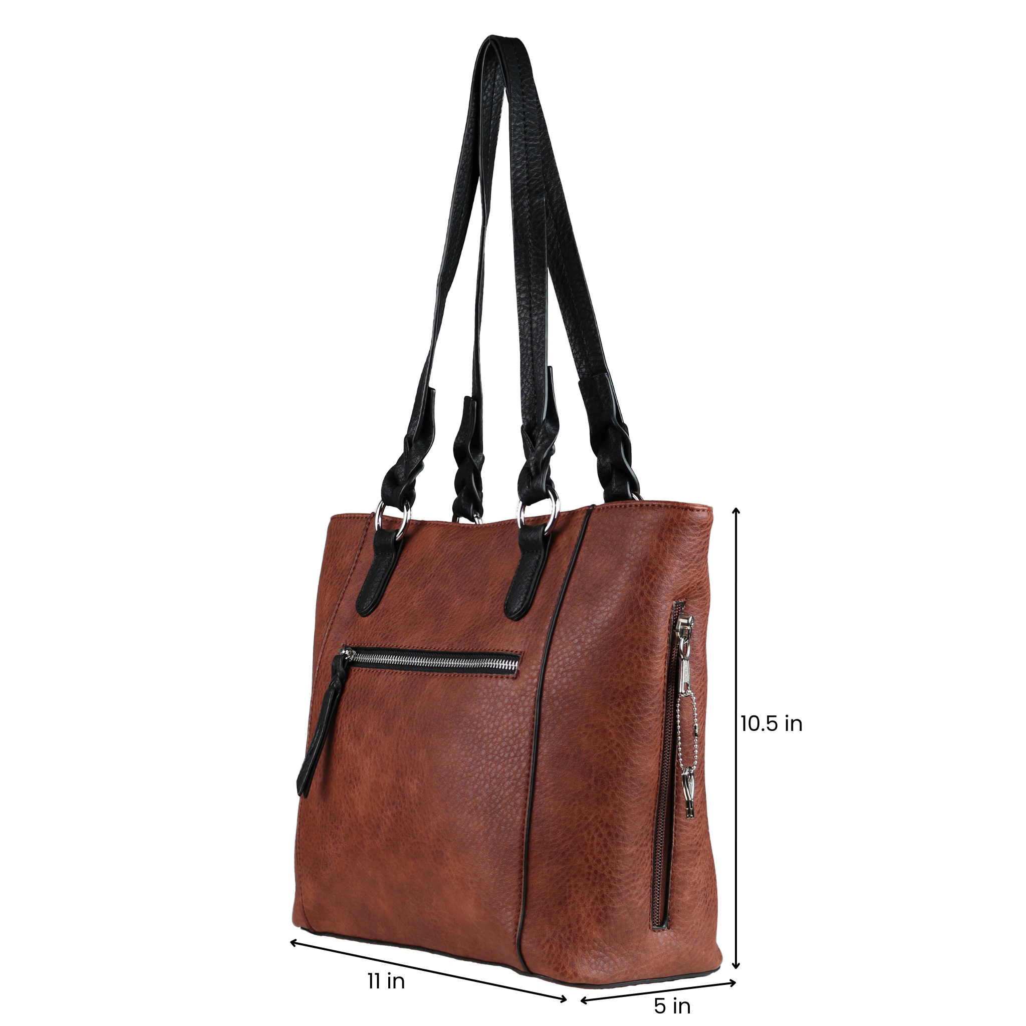 Concealed Carry Grace Tote -  Lady Conceal -  Women conceal carry purse for pistol -  Designer Luxury Tote Carry Handbag -  YKK Locking Zippers and Universal Holster - Easy Concealed Carry - Quick Gun Draw - Safe Gun Bag -  Designer Luxury Conceal Carry Handbag -  carry Handbag for gun carry - concealed carry gun Handbag with locking zipper -  concealed carry Handbag for woman