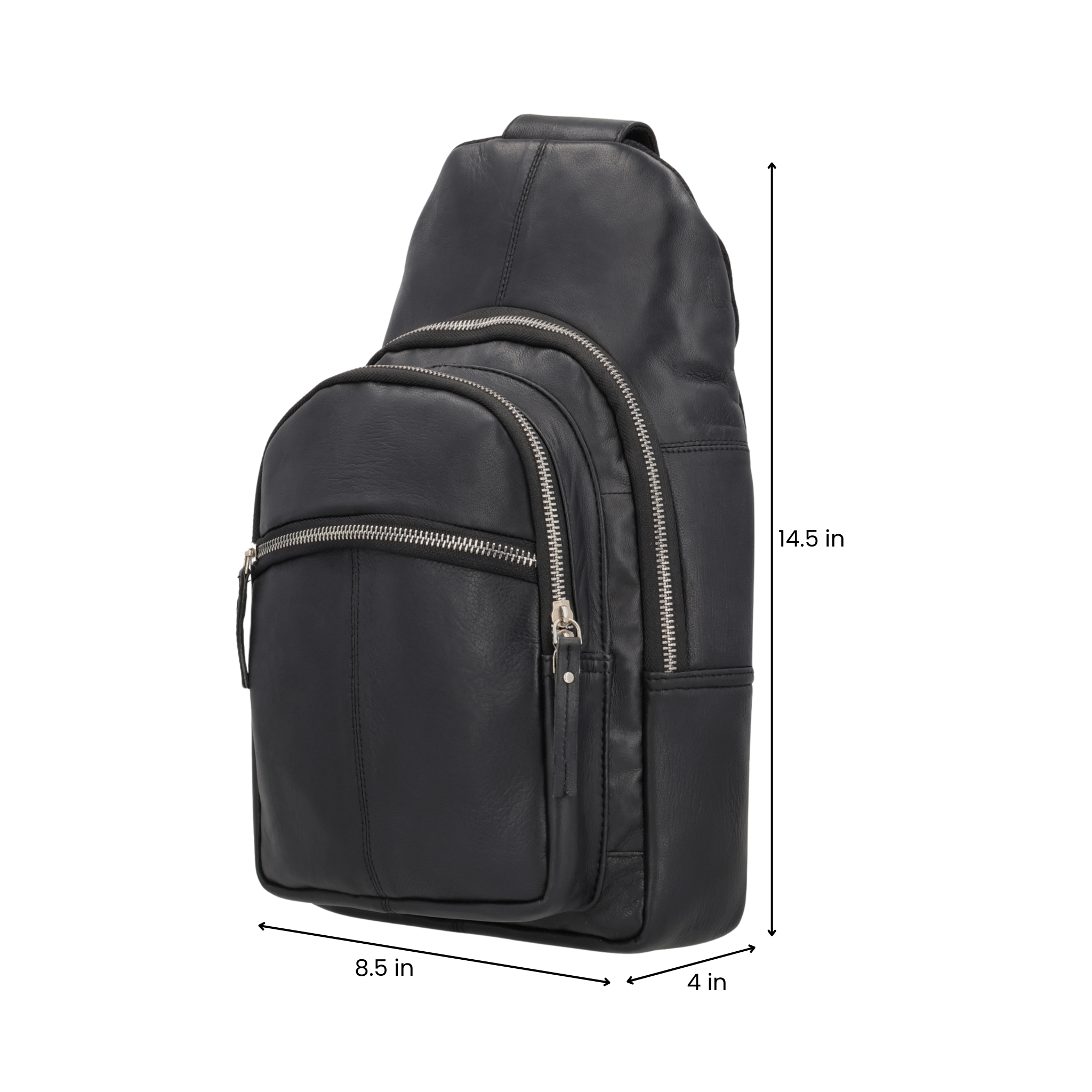 Concealed Carry Harley Lambskin Sling by DS Conceal - Tactical Sling Gun Bag - Unisex Universal Holster Bag - Firearm CCW Gear - Backpack for Concealed Carry - Pistol Bag