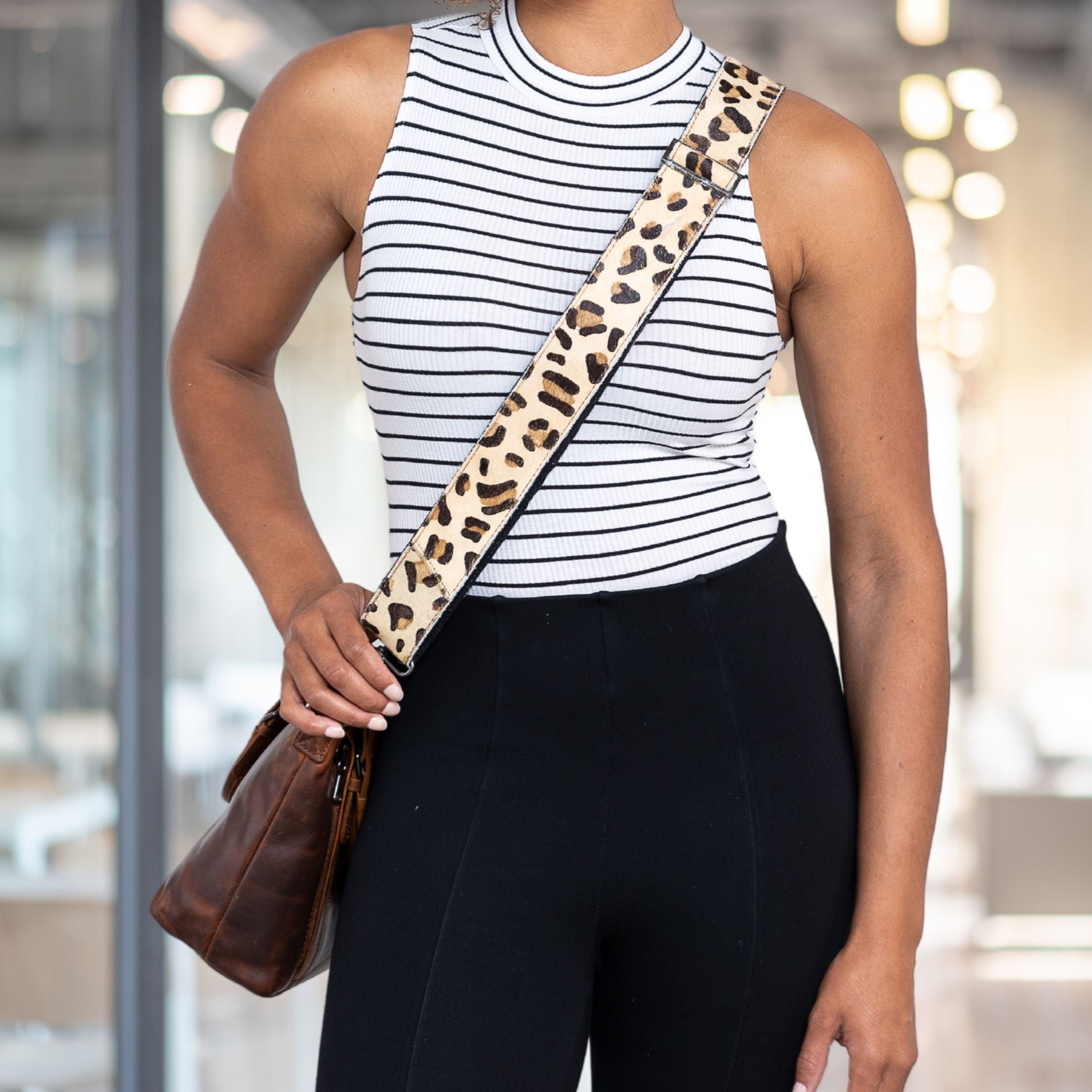 -SALE- Genuine Cowhide Hair-on Crossbody Strap by Lady Conceal