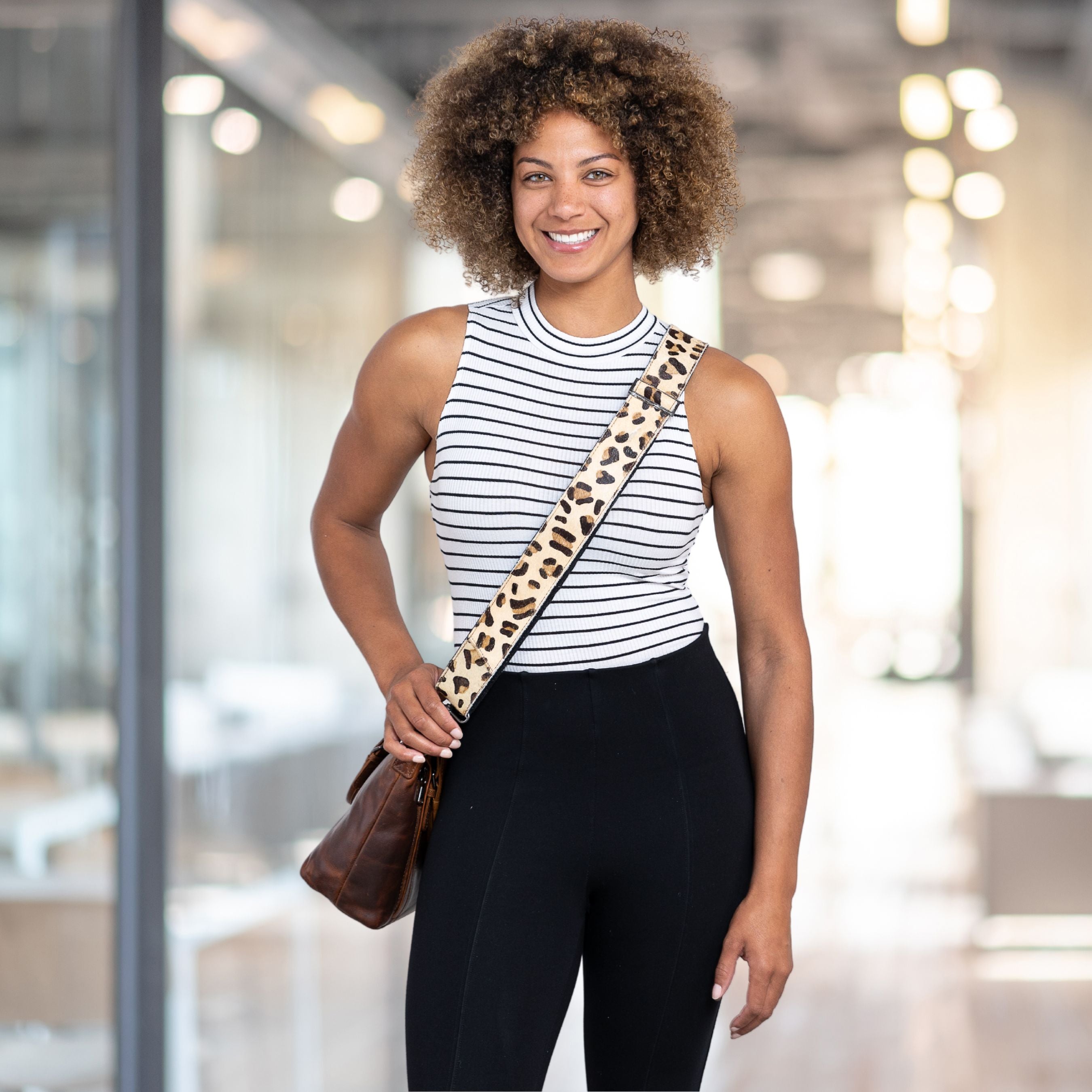 -SALE- Genuine Cowhide Hair-on Crossbody Strap by Lady Conceal