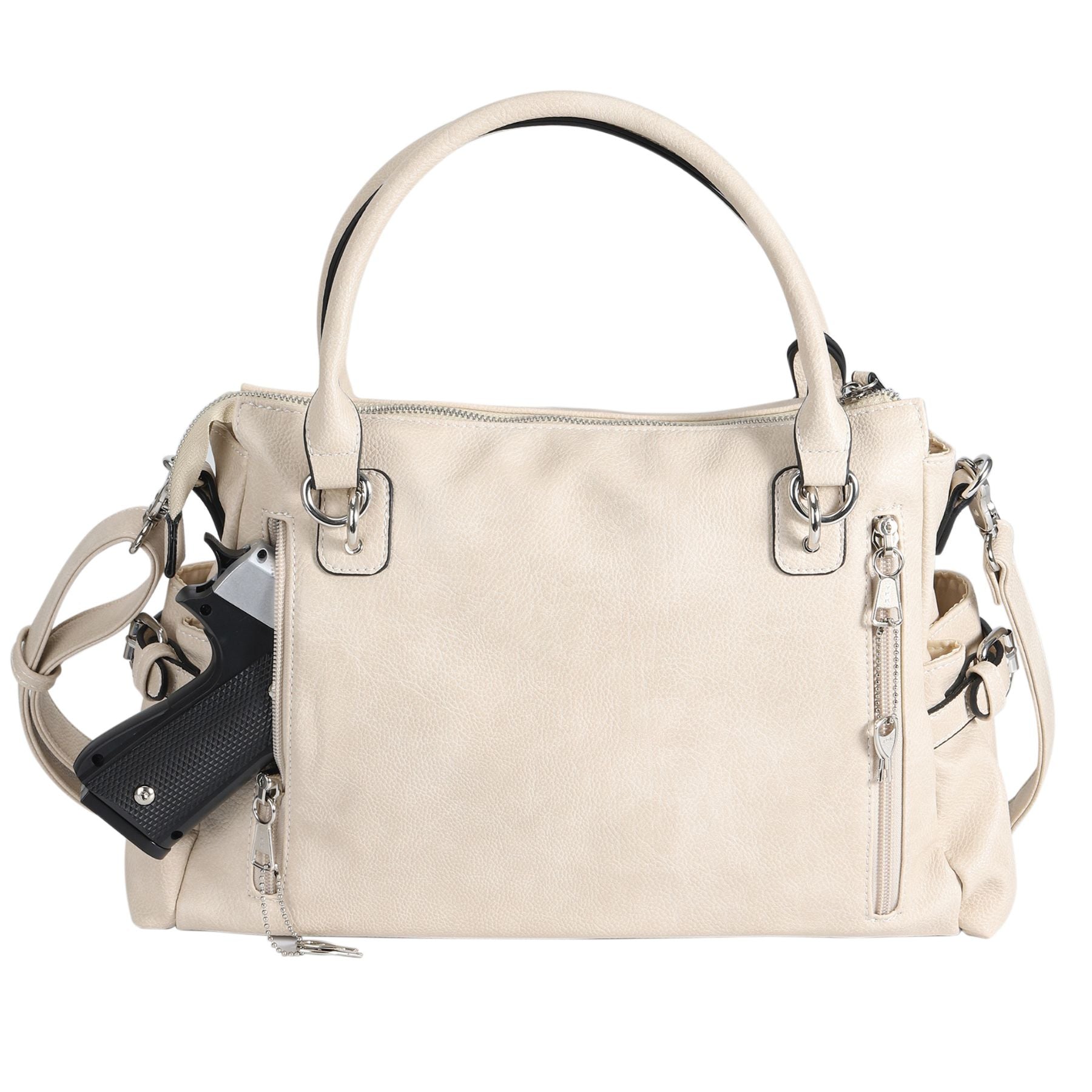 Concealed Carry Jessica Satchel - Lady Conceal - Concealed Carry Purse - Lady Conceal Concealed Carry Jessica Satchel - Lady Conceal - Concealed Carry Purse - Lady Conceal - Designer Purse for Gun Owners - CCW stylish Bag - Locking Gun Bag