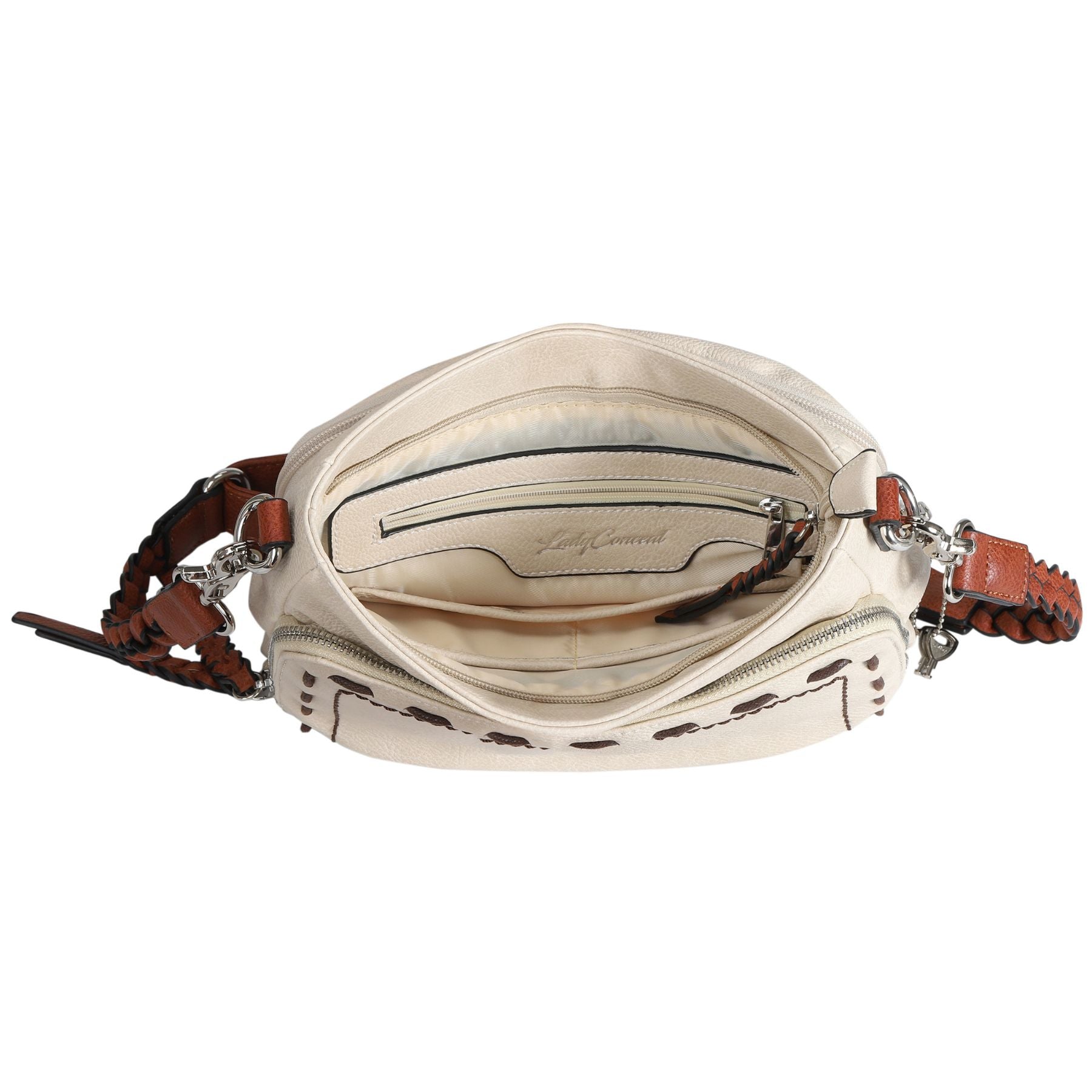 Concealed Carry Skylar Crossbody - Lady Conceal - Concealed Carry Purse - American Gun Handbags - crossbody bag for concealed gun carry - concealed carry gun bags - concealed carry crossbody bag - concealed carry purse crossbody - Gift for gun owners - Locking gun handbags