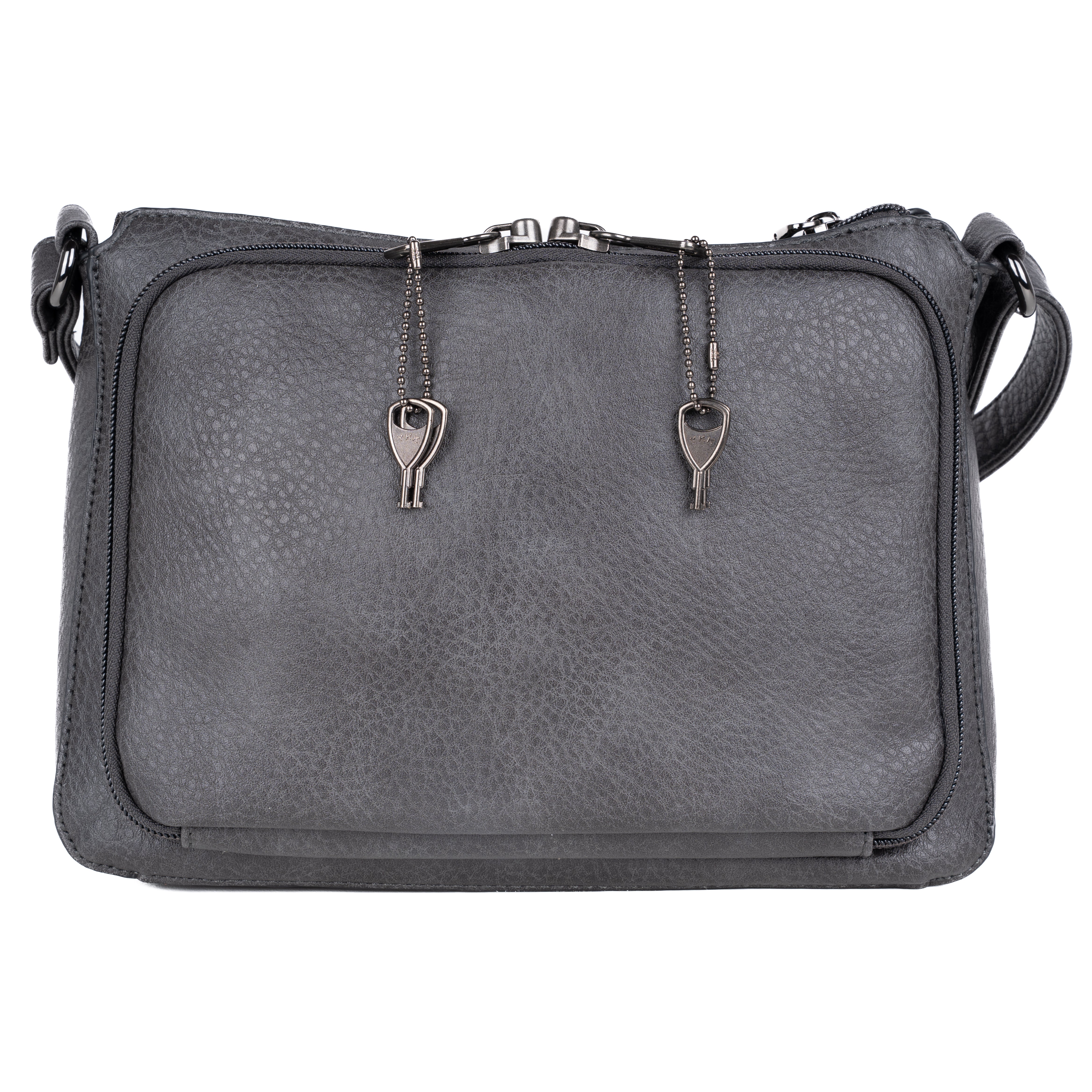 Concealed Carry Kinsley Crossbody Wallet- YKK Locking Zippered Bag - Easy Conceal Carry - CCW Purse for Women - concealed carry Handbag for woman - Crossbody with RFID Slim Wallet - CCW Bag for Pistol - Fast and Easy Draw Bag