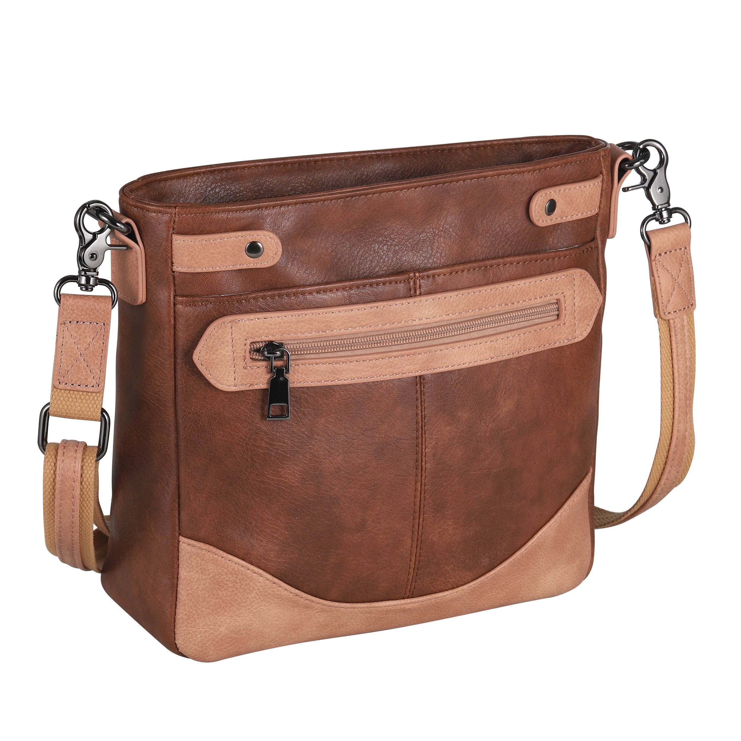Rapid draw purse by Lady Conceal Addison Crossbody for safe concealed carry storage