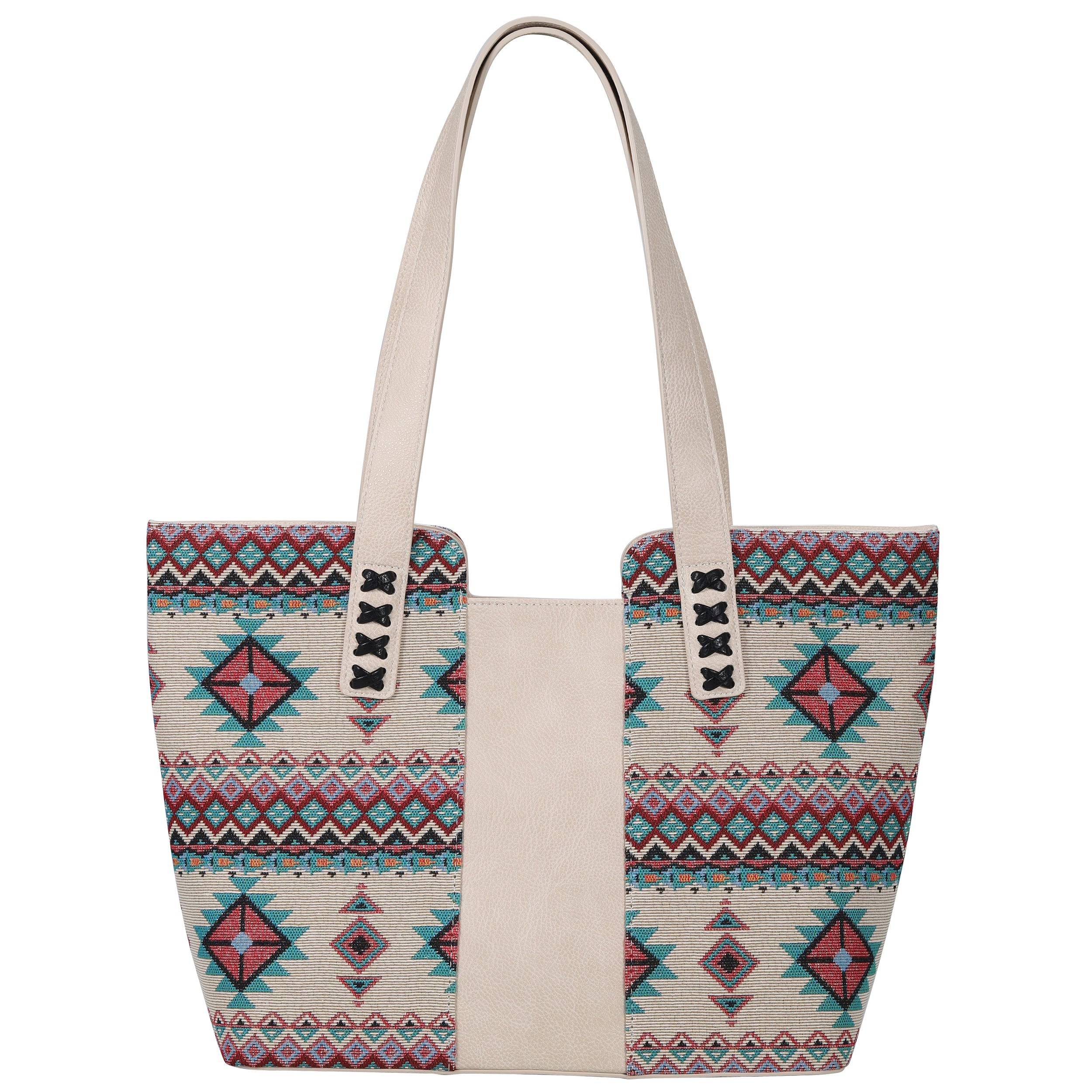Concealed Carry Wrenly Tote by Lady Conceal with magnetic draw pocket and classic faux leather