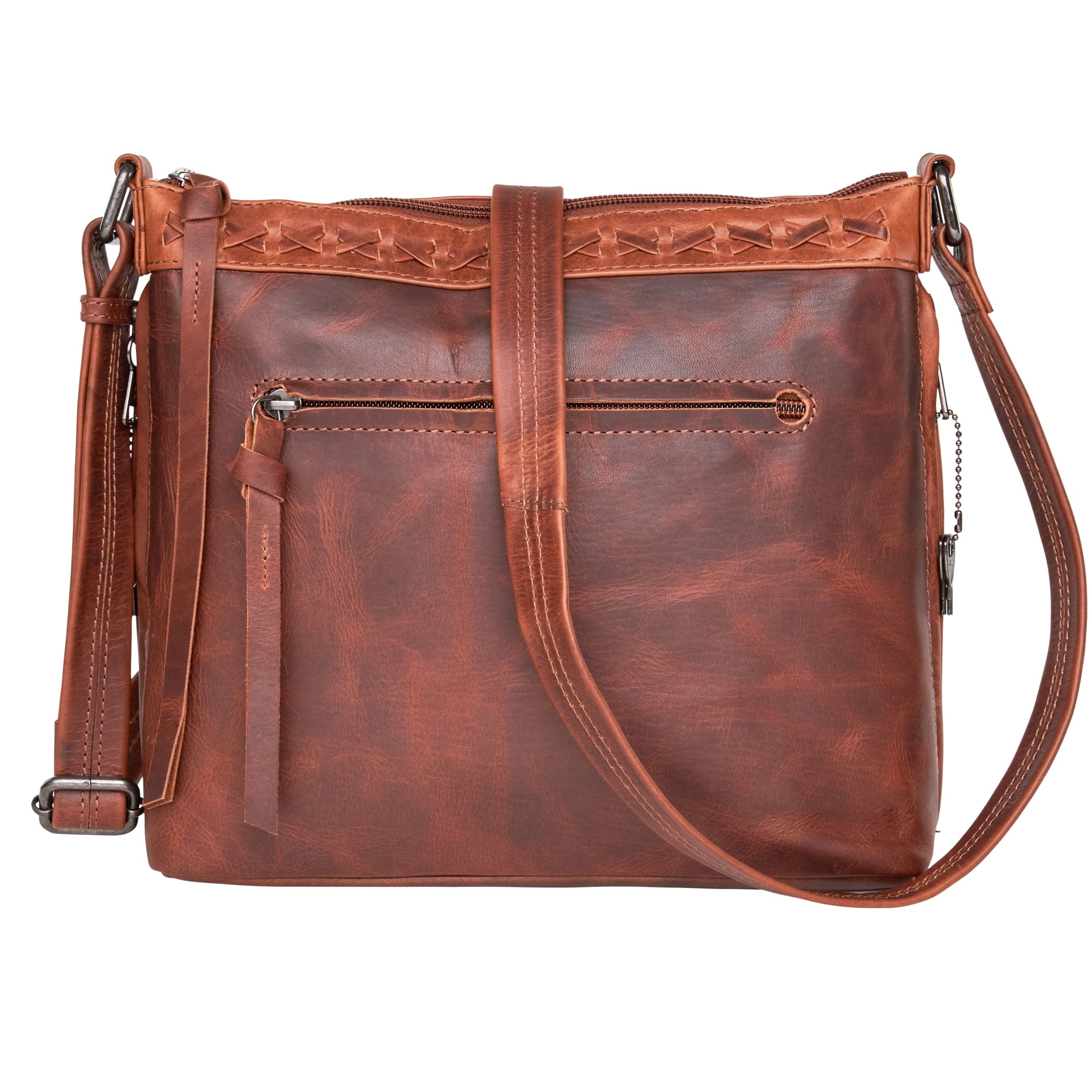 Concealed Carry Faith Leather Crossbody by Lady Conceal