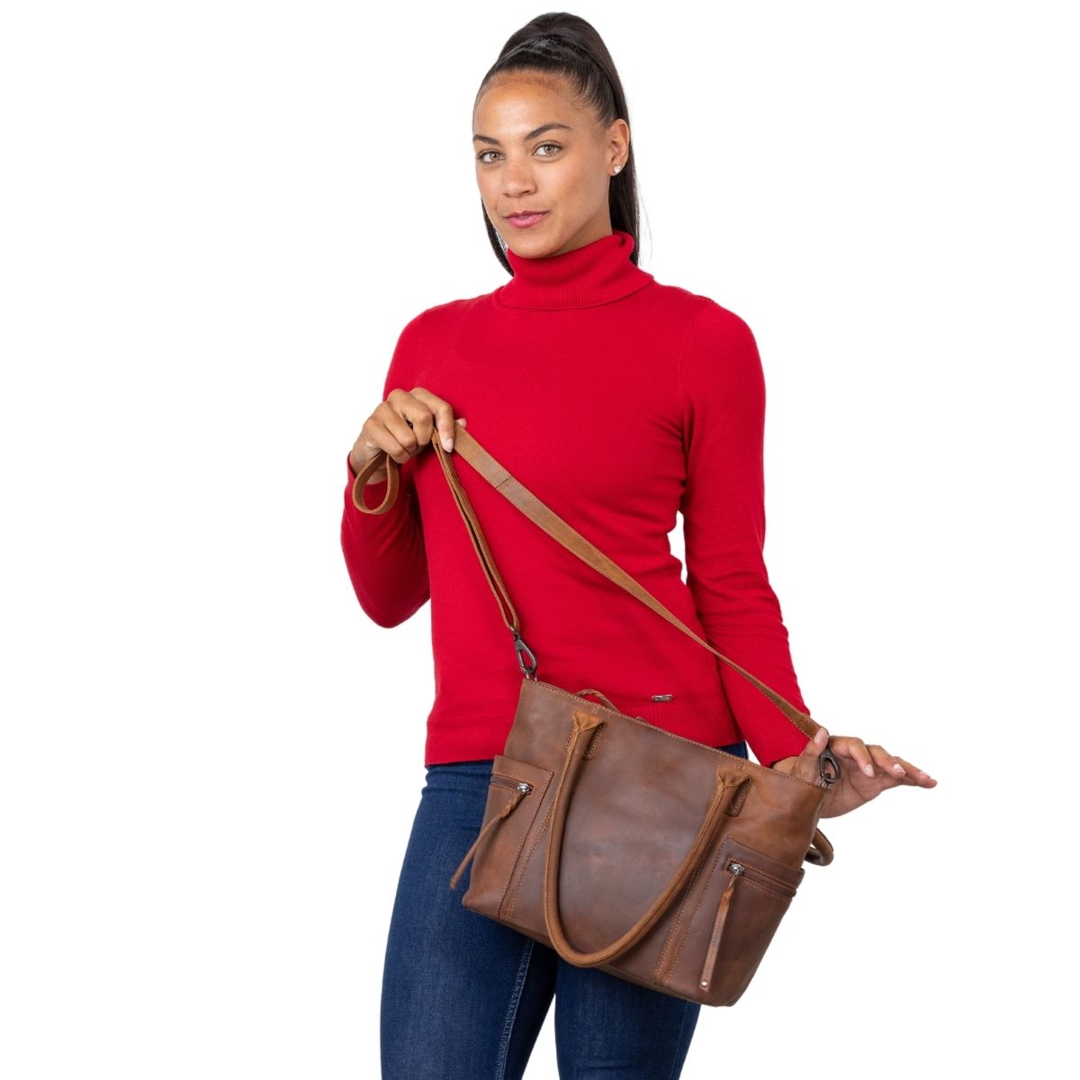 Concealed Carry Emerson Satchel by Lady Conceal - handbag for gun - Lady Conceal - concealed carry Handbag for woman - Conceal and Carry purse for Handgun - Designer Luxury Conceal Carry Handbag - YKK Locking Zippers and Universal Holster - Unique Hide Handbag Gun and Pistol Bag - carry Handbag for concealed gun carry - Unique Emerson Satchel gun Handbag - concealed carry Handbag Emerson Satchel gun Handbag - concealed carry gun Handbag with locking zipper