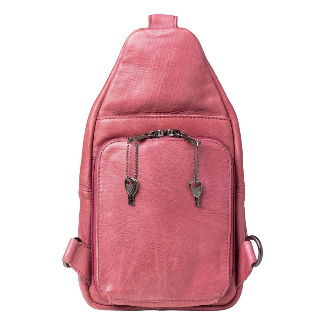 Unisex Sling Gun Leather Bag - Gun Bag for Plus Size - Universal Holster Gun Bag - bag for medium and Large Gun _ Taylor Sling Gun Backpack by Lady Conceal