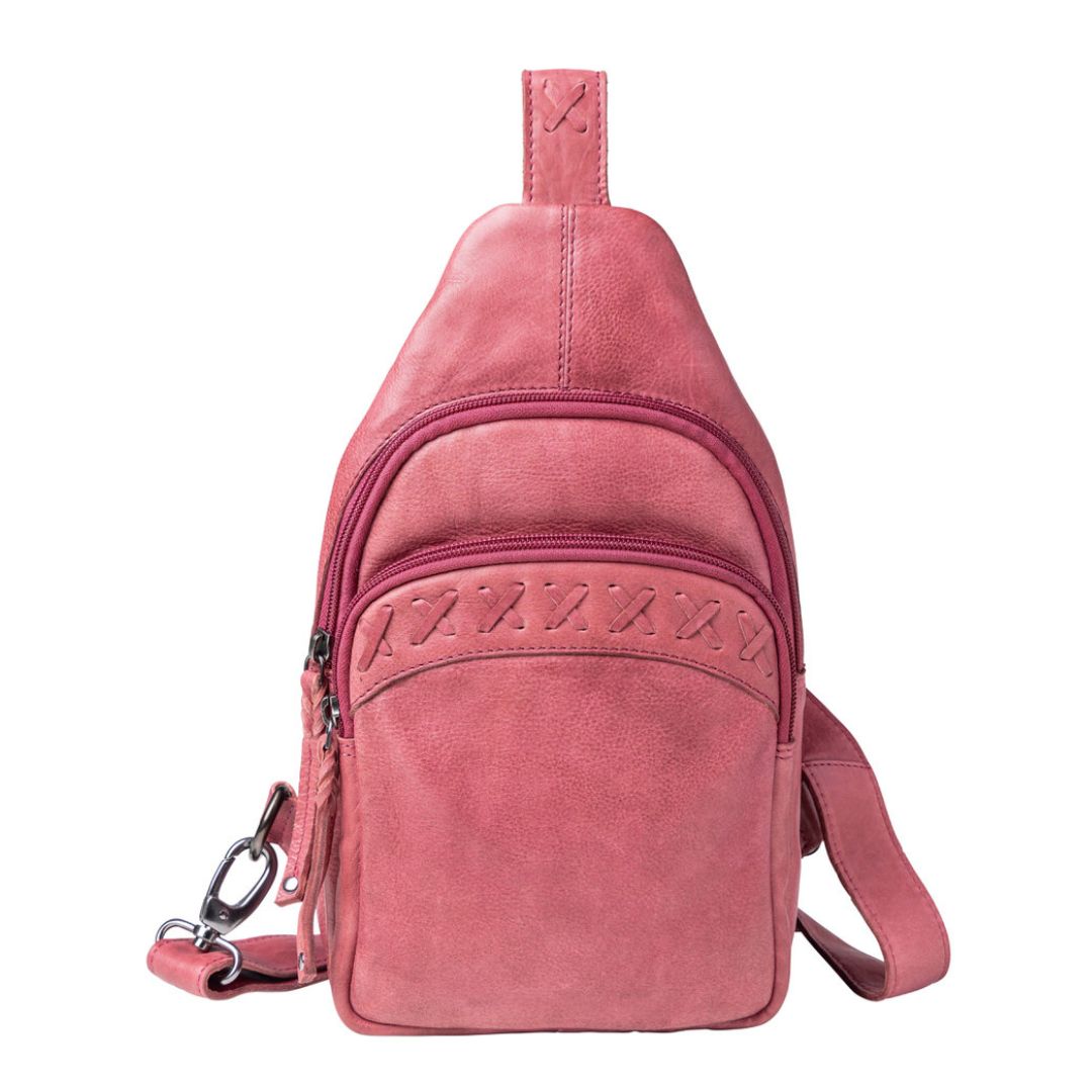Unisex Sling Gun Leather Bag - Gun Bag for Plus Size - Universal Holster Gun Bag - bag for medium and Large Gun _ Taylor Sling Gun Backpack by Lady Conceal