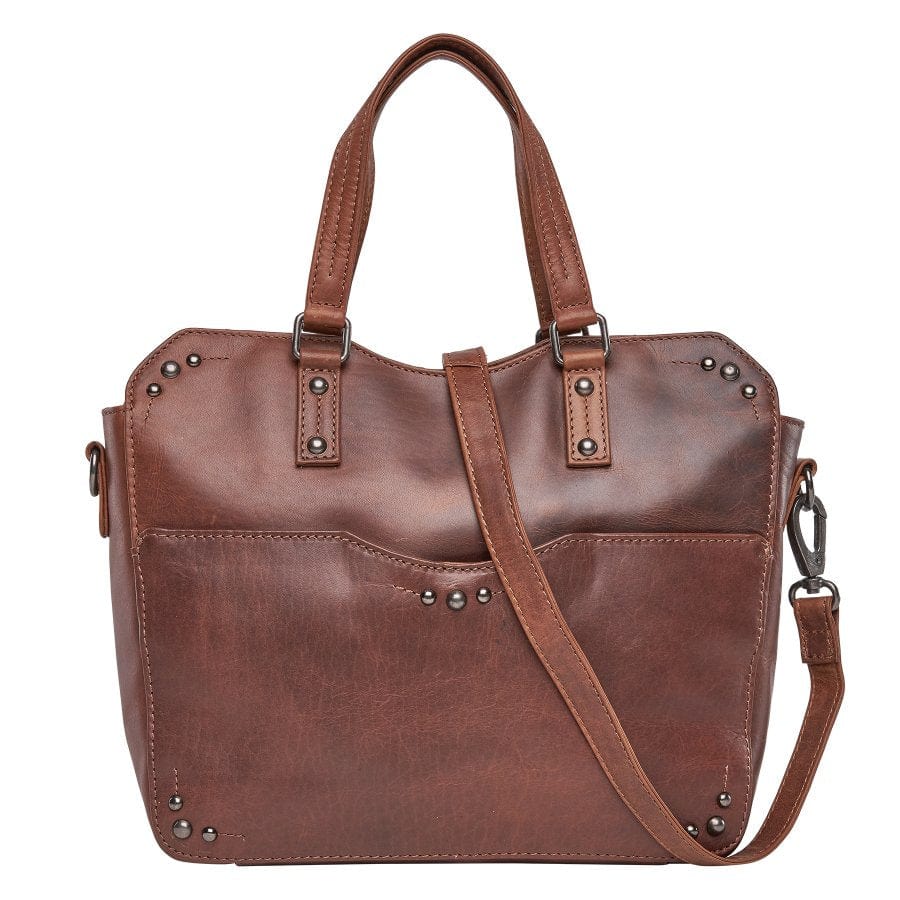 Concealed Carry Bailey Leather Satchel by Lady Conceal