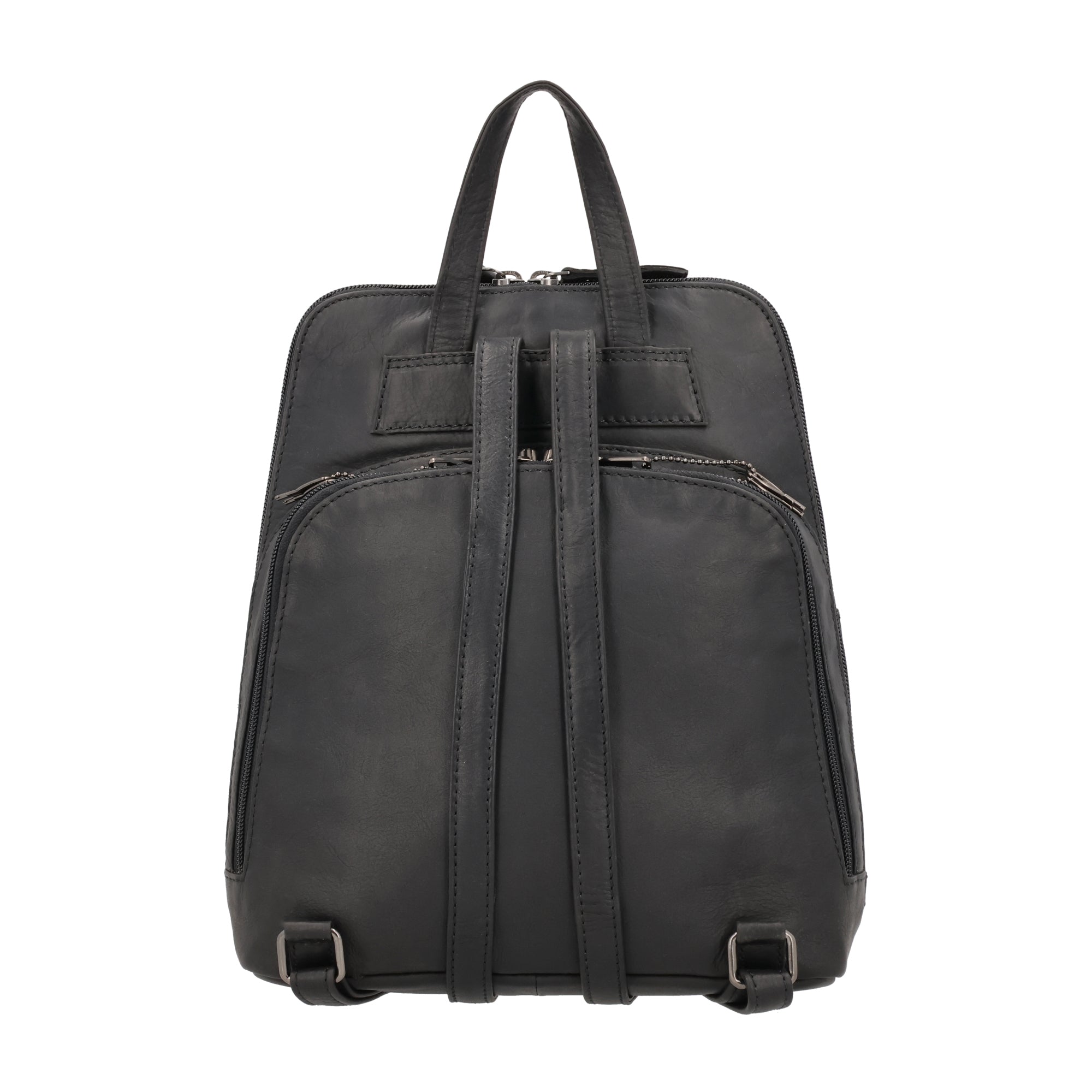 Lady Conceal Leather Backpack - Concealed Carry Jayden Backpack - Self Defense Bag - Locking Gun Bag for Outdoors - CCW Bags for Firearms - Universal Holster Backpack