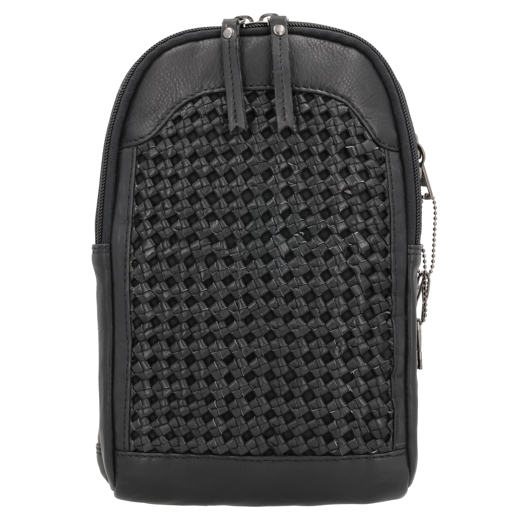 Concealed Carry Bristol Sling Leather Backpack - Lady Conceal - KK Locking Zippers and Universal Holsters for Gun - Backpack for Conceal Carry - best gun carry backpack - Pistol and Firearm Bag - women's Concealed Carry Backpack - premium leather backpack - sling for concealed carry - concealed carry purses