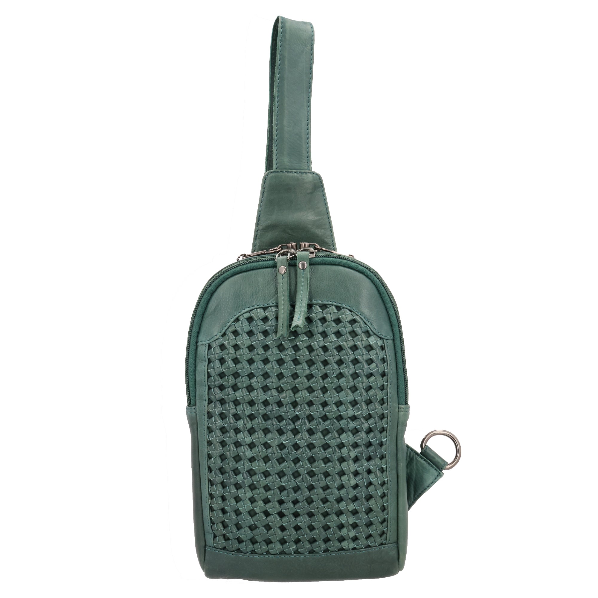 Concealed Carry Bristol Sling Leather Backpack - Lady Conceal - KK Locking Zippers and Universal Holsters for Gun - Backpack for Conceal Carry - best gun carry backpack - Pistol and Firearm Bag - women's Concealed Carry Backpack - premium leather backpack - sling for concealed carry - concealed carry purses