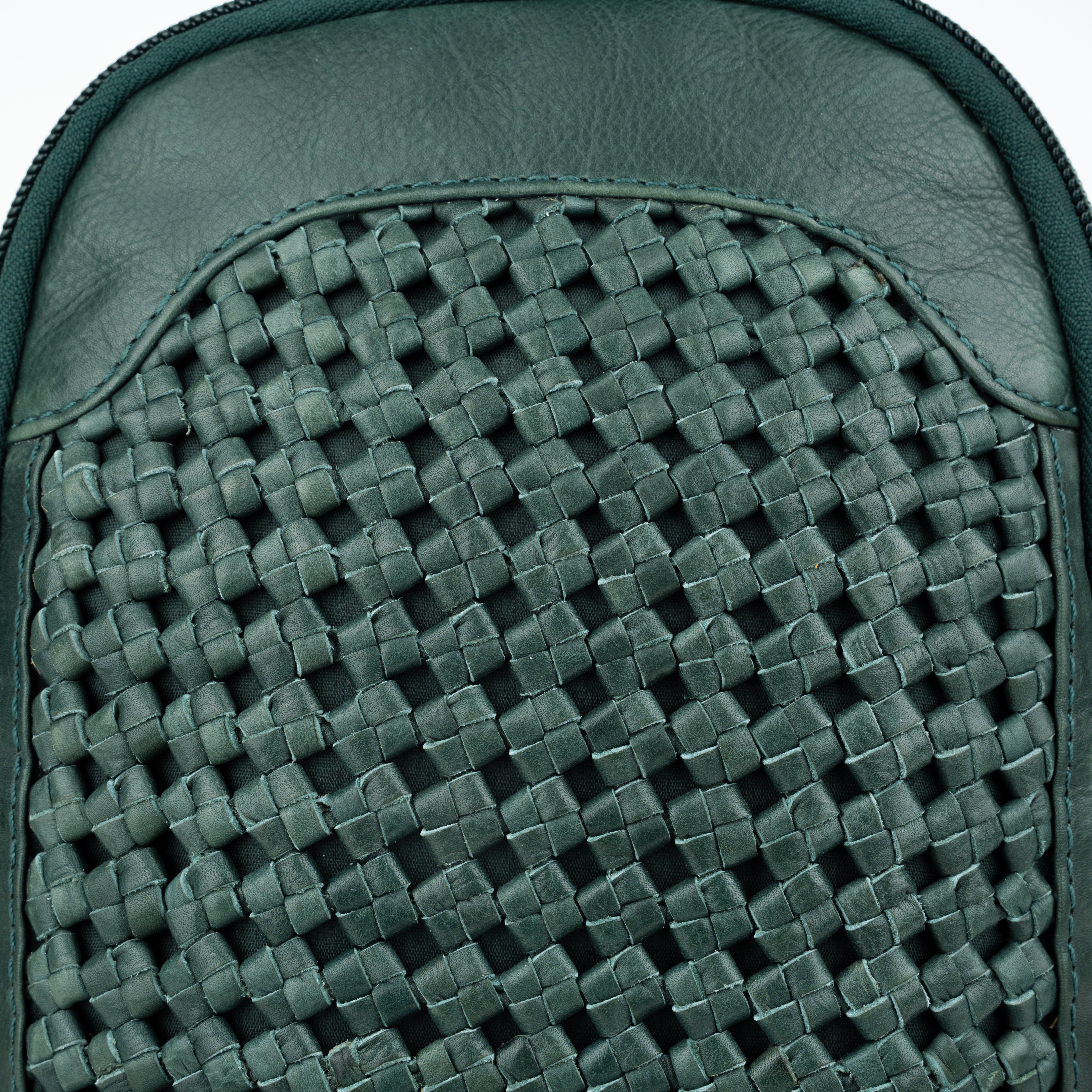 Concealed Carry Bristol Sling Leather Backpack by Lady Conceal