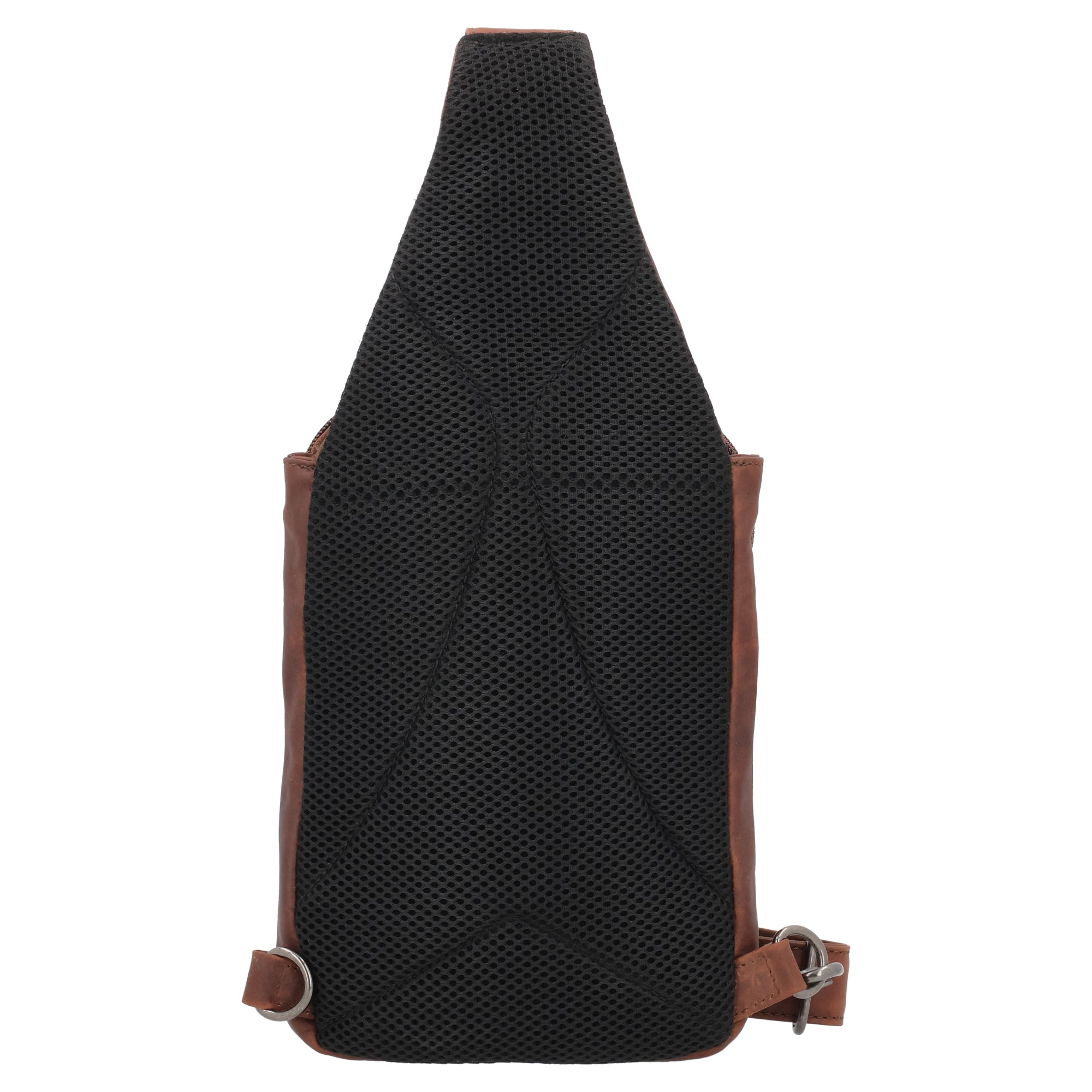 Concealed Carry Unisex Dakota Leather Sling by Lady Conceal - Magnetic Firearm Bag - Fast Draw CCW bag - Universal Holster Pistol Sling - Unisex Gun Leather Backpack - Anti-Theft Gun Bag with Locking Zippers