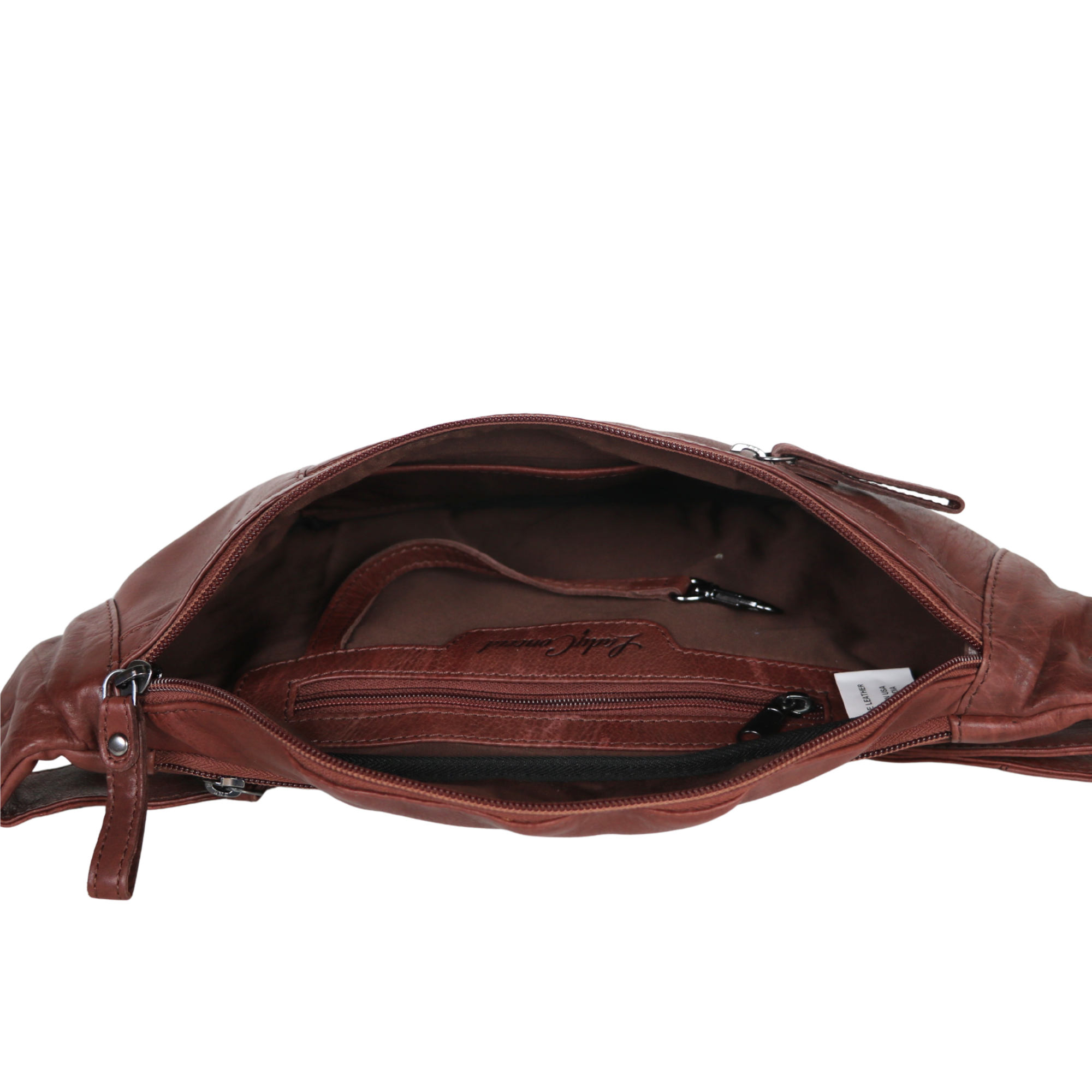 Concealed Carry Charlie Magnetic Leather Sling by Lady Conceal