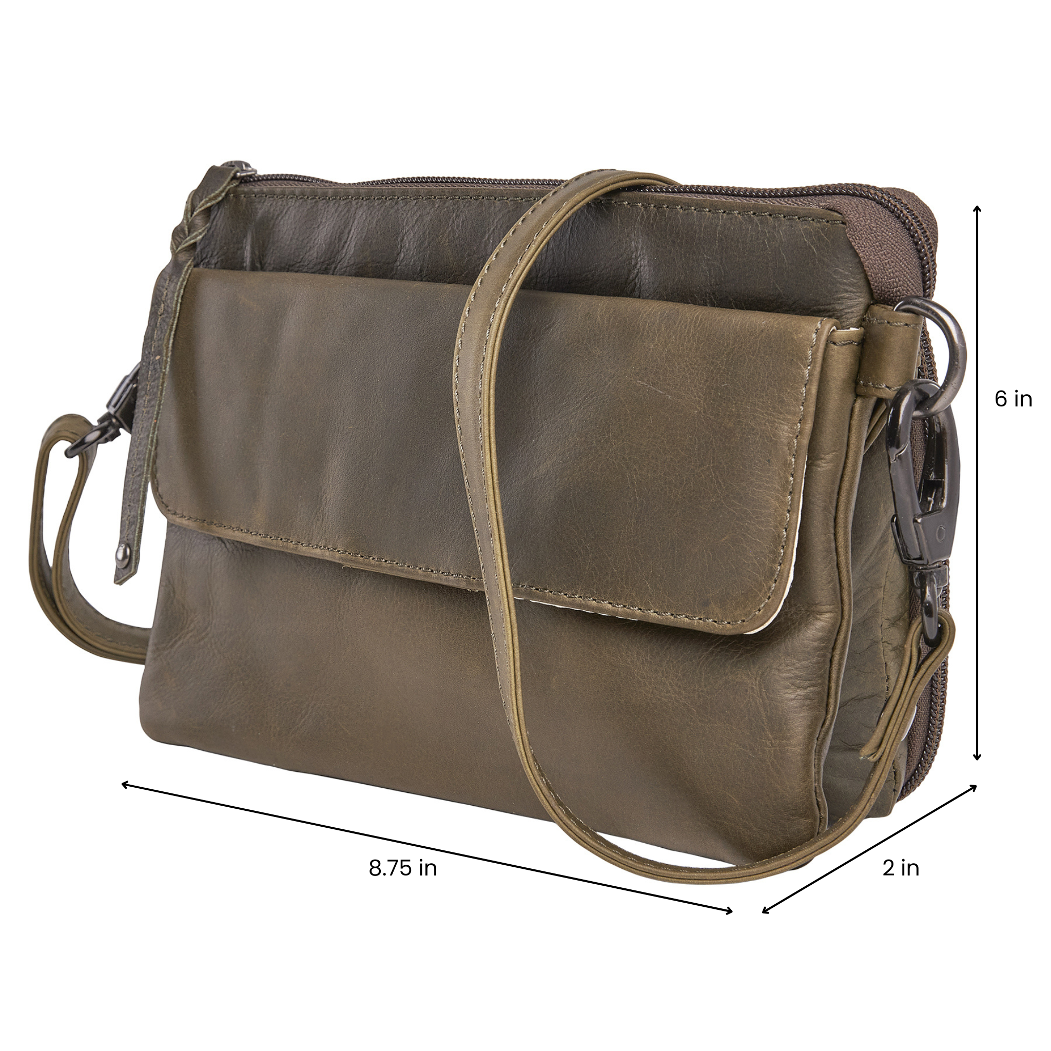 The Concealed Carry Natasha Crossbody - Locking zippers and universal holster - Leather Crossbody pistol bag - Tactical womans purse for pistol - Concealed Carry Purse - most popular crossbody bag - crossbody handgun bag - crossbody bags for everyday use - Lady Conceal - Unique Hide Purse - Locking YKK Purse - Fanny Pack for Gun and Pistol - Easy CCW - Fast Draw Bag - Secure Gun Bag