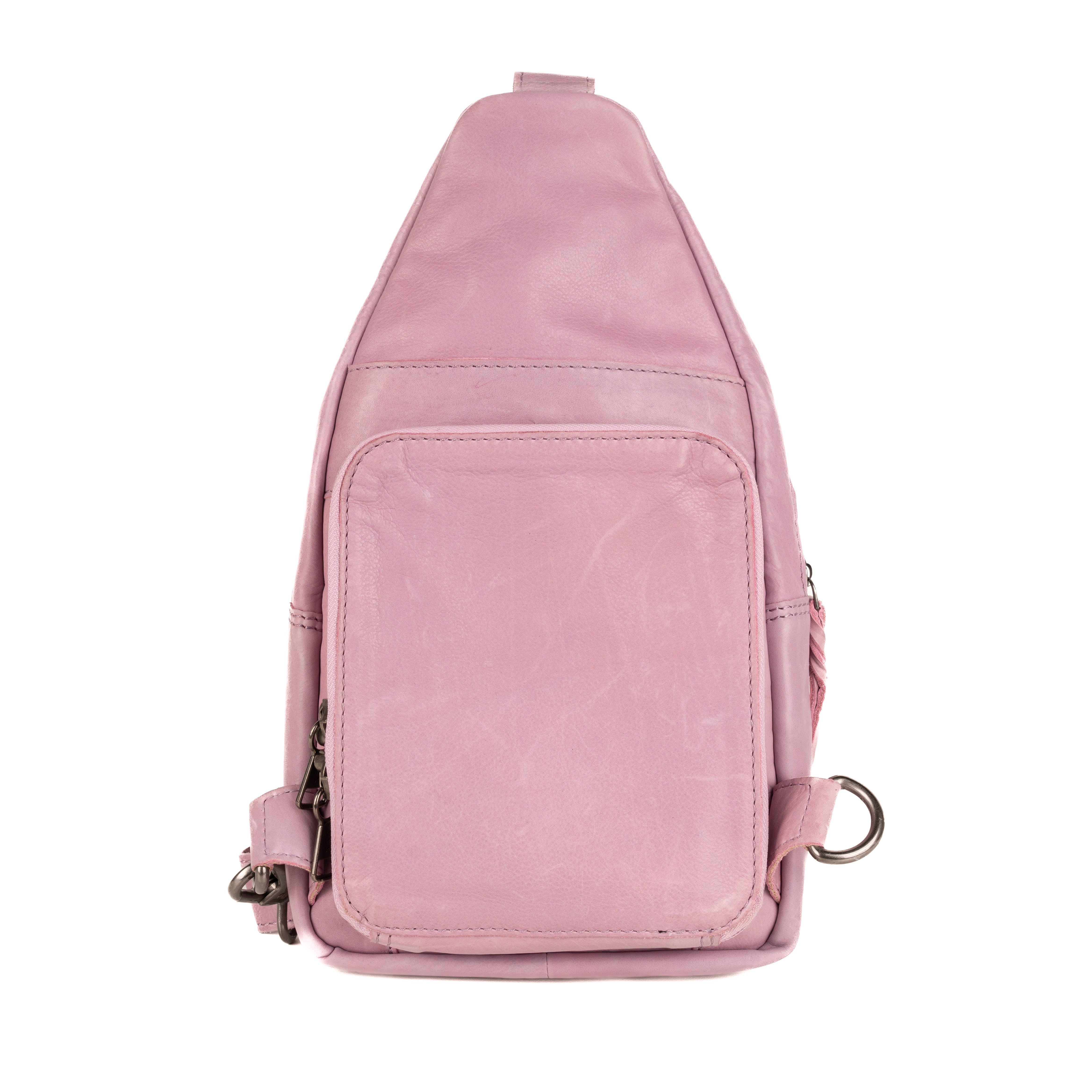 Concealed Carry Haven Sling Leather Backpack by Lady Conceal - Jeweled Leather Backpack -Universal Holster Backpack - Leather Gun Safe Bag - Ambidextrous - Tactical ED Carry Bag- CCW Purse - Womens Gun Bag - Ambidextrous Concealed Carry - Locking Gun Safe - Lady Concealed Carry