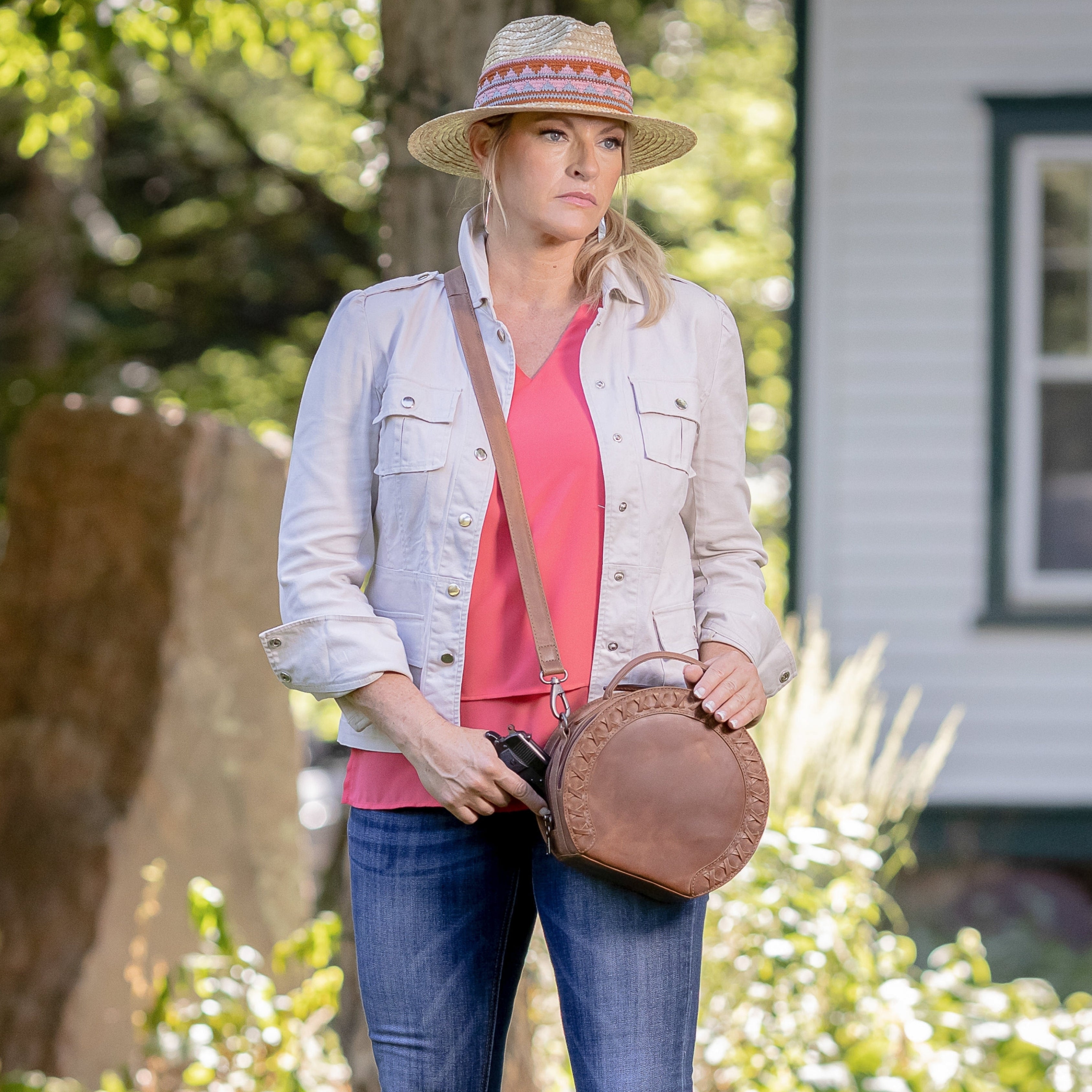 Oaklee Concealed Carry Cognac