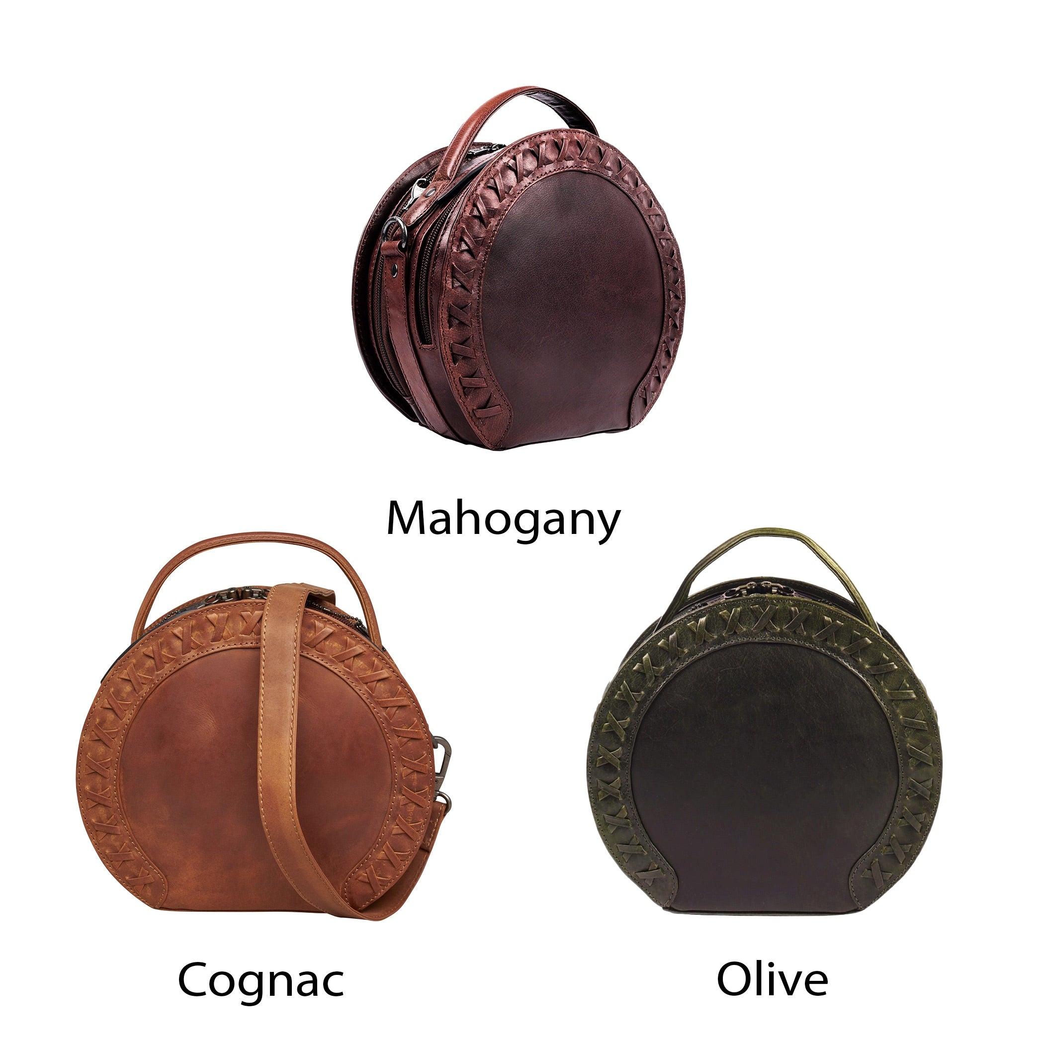Oaklee Concealed Carry handbags in different colors