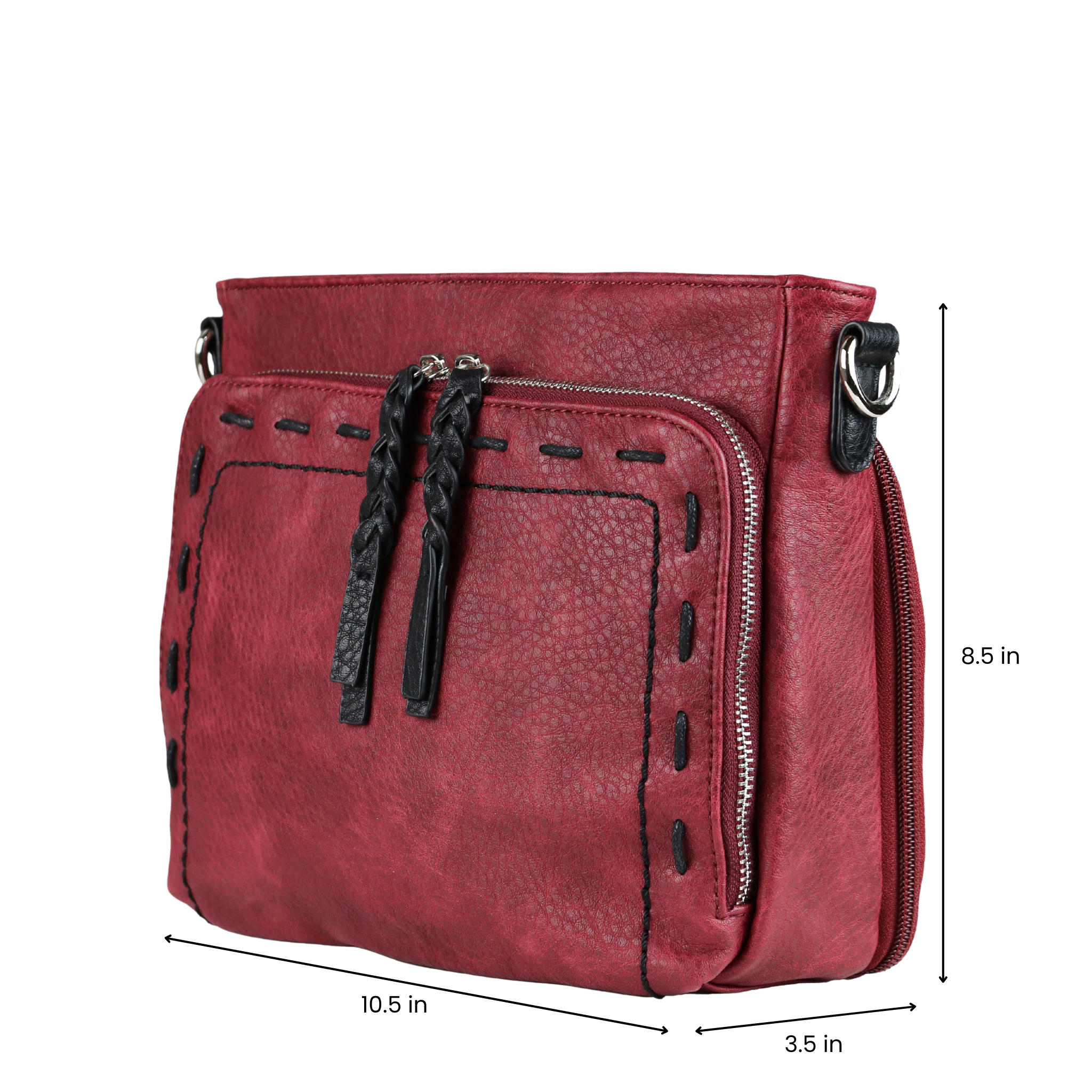 Concealed Carry Skylar Crossbody - Lady Conceal - Concealed Carry Purse - black crossbody purse designer - black owned purse designers - crossbody bag for concealed gun carry - concealed carry gun bags - concealed carry crossbody bag - concealed carry purse crossbody - Gift for gun owners - Women Gun Bag - most popular crossbody bag - crossbody handgun bag - crossbody bags for everyday use