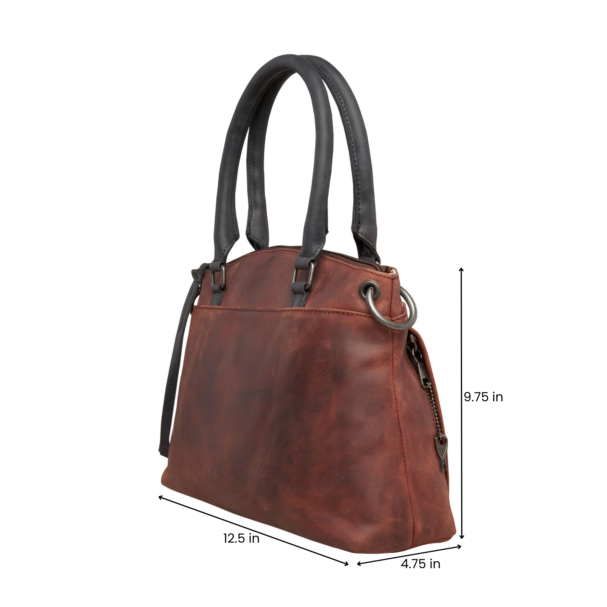 Concealed Carry Whitely Leather Satchel - YKK Locking Zippers - Universal Holster Bag - Luxurious Designer CCW Bag - Leather Gun and Pistol Purse - Concealed Carry Purse - designer purses - black designer purse - designer purse brands - designer backpack purse - designer purse sale - womens designer purse sale - woman designer purse - designer purses for women