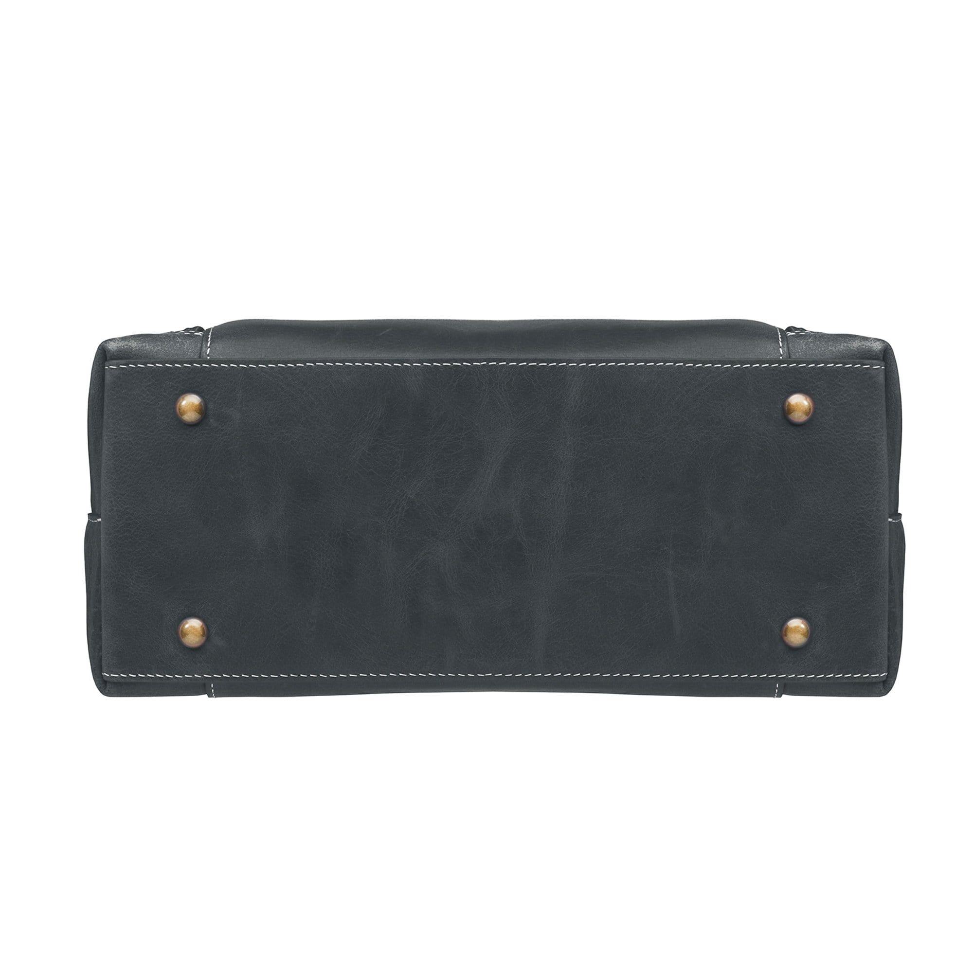 Concealed Carry Distressed Buffalo Leather Town Tote by GTM Original