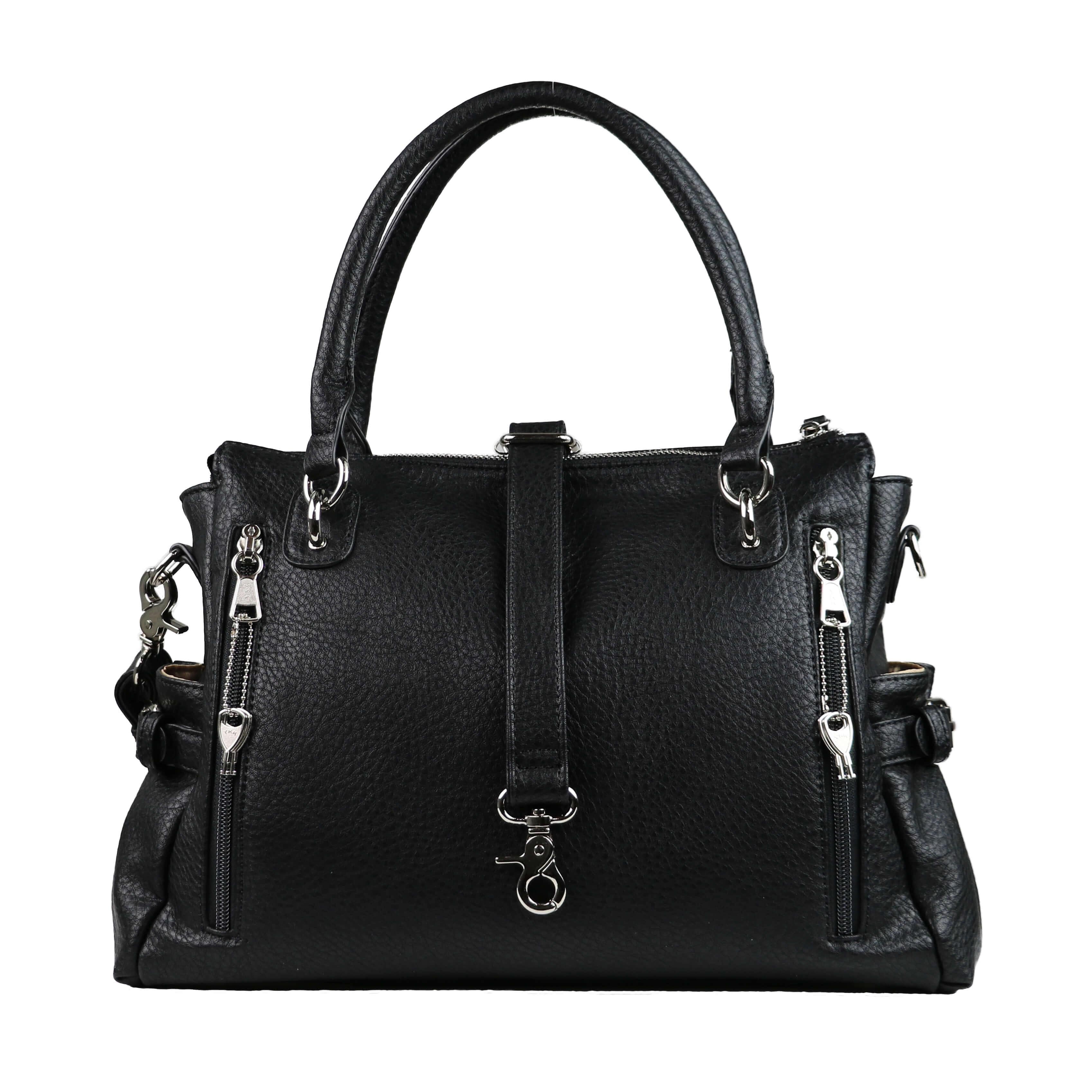 Concealed Carry Jessica Satchel - Lady Conceal - Concealed Carry Purse - Lady Conceal Concealed Carry Jessica Satchel - Lady Conceal - Concealed Carry Purse - Lady Conceal - Designer Purse for Gun Owners - CCW stylish Bag - Locking Gun Bag