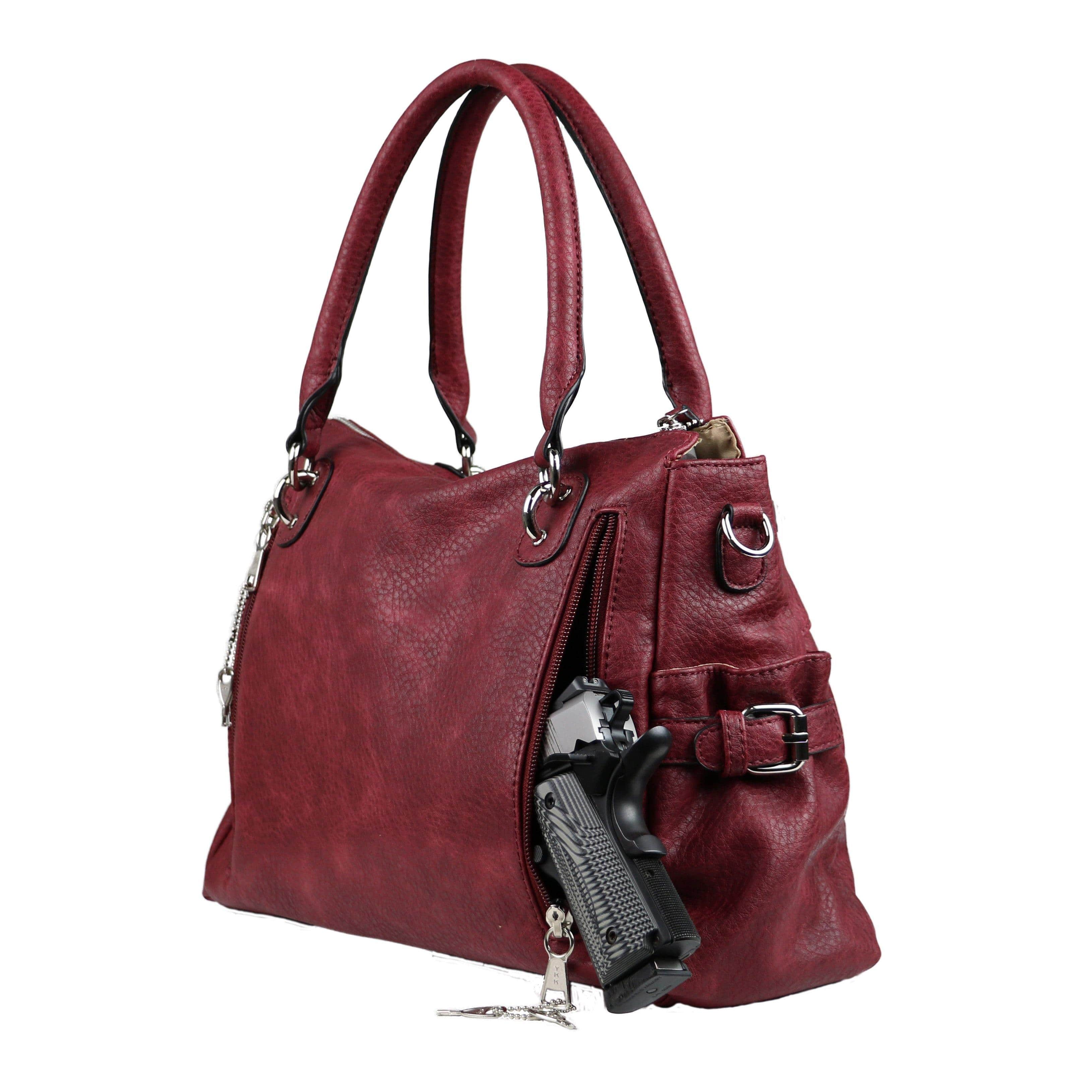 Concealed Carry Jessica Satchel - Lady Conceal - Concealed Carry Purse - Lady Conceal Concealed Carry Jessica Satchel - Lady Conceal - Concealed Carry Purse - Lady Conceal - Designer Purse for Gun Owners - CCW stylish Bag - Locking Gun Bag
