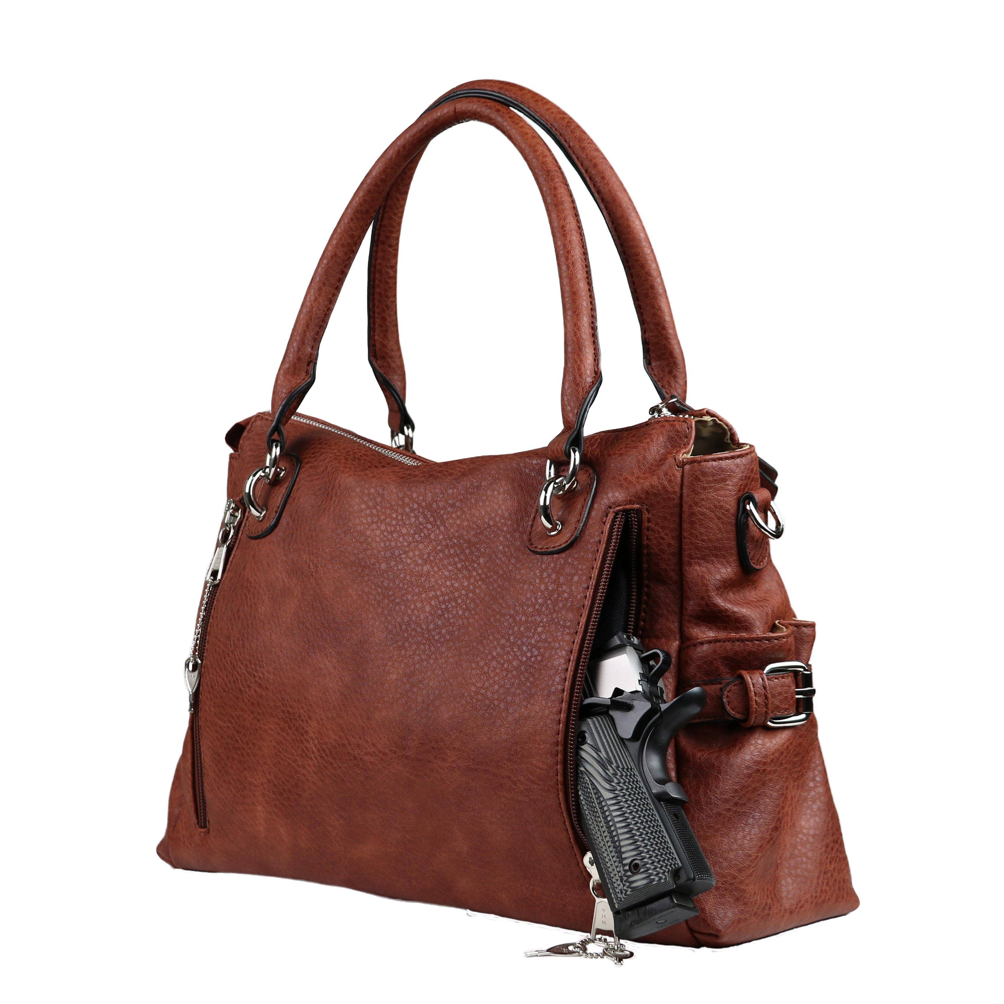 Concealed Carry Jessica Satchel - Lady Conceal - Concealed Carry Purse - Lady Conceal Concealed Carry Jessica Satchel - Lady Conceal - Concealed Carry Purse - Lady Conceal - Designer Purse for Gun Owners - CCW stylish Bag - Locking Gun Bag