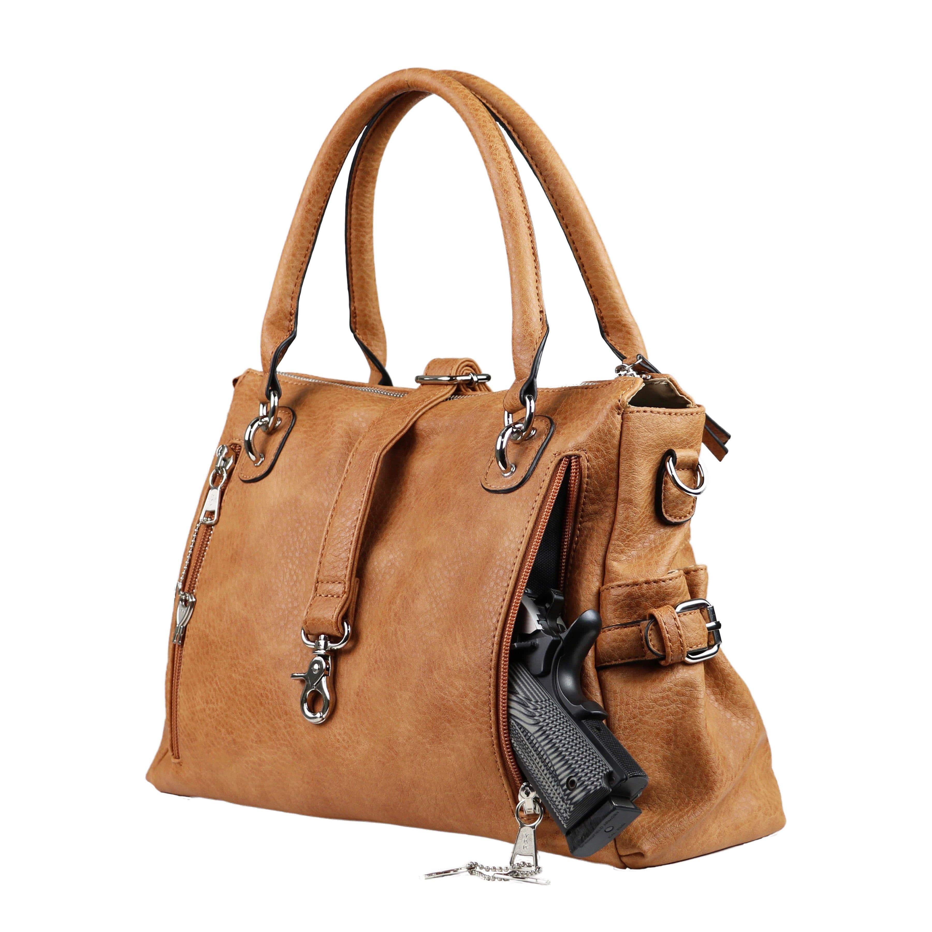 Concealed Carry Jessica Satchel - Lady Conceal - Concealed Carry Purse - Lady Conceal Concealed Carry Jessica Satchel - Lady Conceal - Concealed Carry Purse - Lady Conceal - Designer Purse for Gun Owners - CCW stylish Bag - Locking Gun Bag