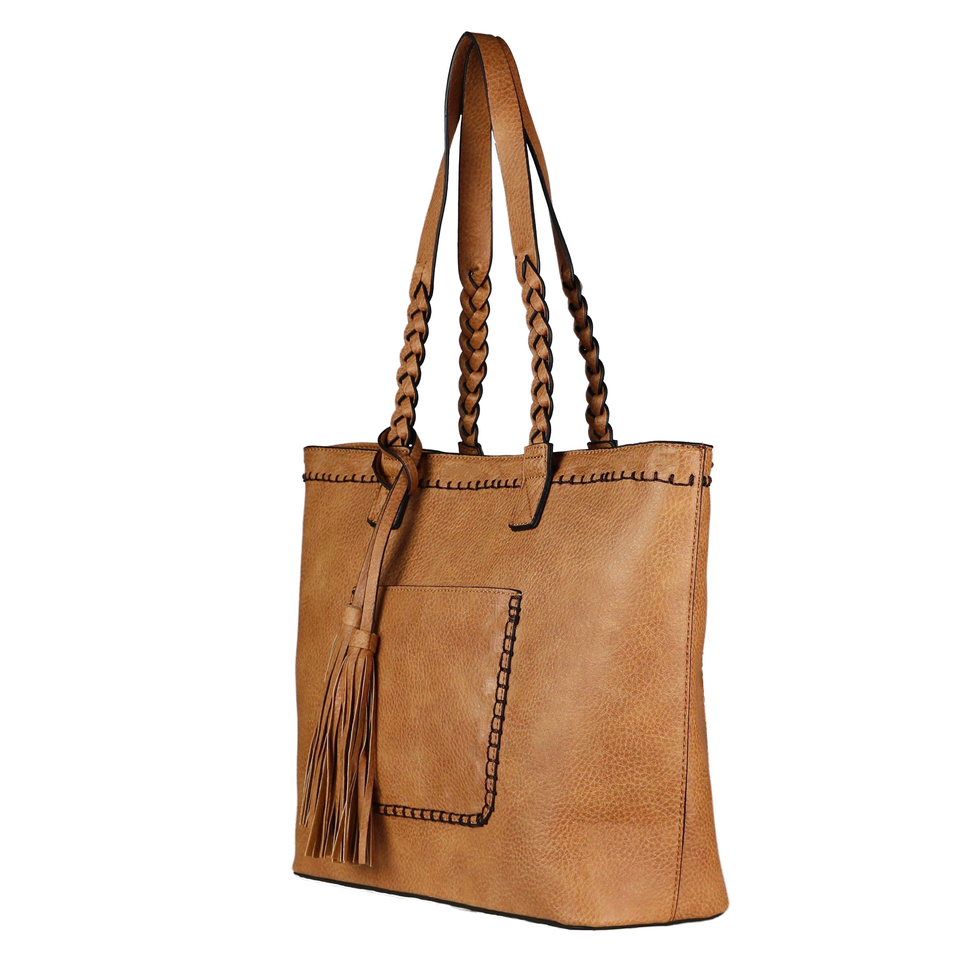 Concealed Carry Cora Tote by Lady Conceal - Locking Designer Conceal Carry Handbag for women - Locking Conceal and Carry Handbag with Universal Holster for Handguns - Unique Handbag Gun and Pistol Bag - crossbody Handbag for concealed gun carry - concealed carry Handbag gun purse with locking zipper