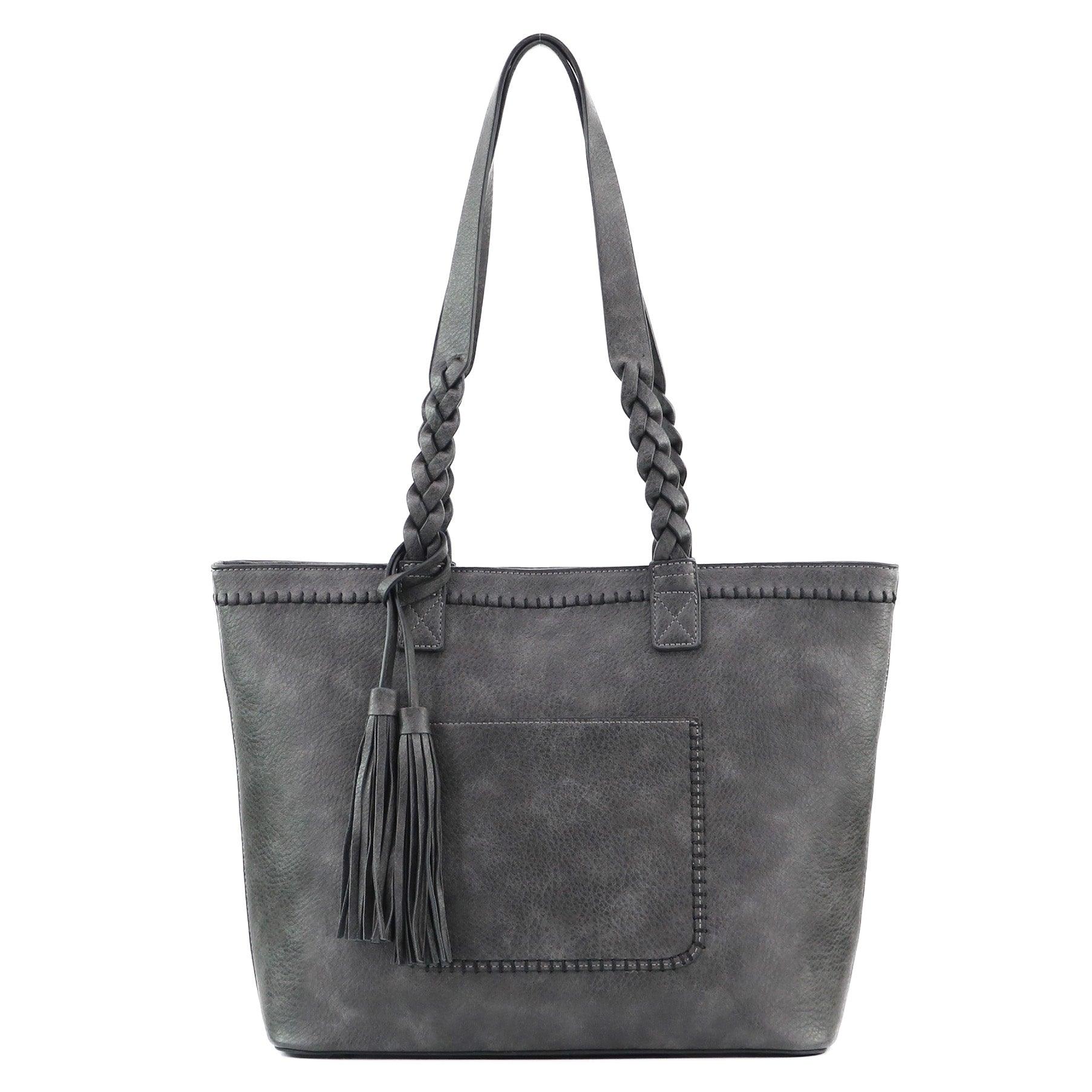 Concealed Carry Cora Tote by Lady Conceal -  Locking Designer Conceal Carry Handbag for women -   Locking Conceal and Carry Handbag with Universal Holster for Handguns -  Unique Handbag Gun and Pistol Bag - crossbody Handbag for concealed gun carry - concealed carry Handbag gun purse with locking zipper