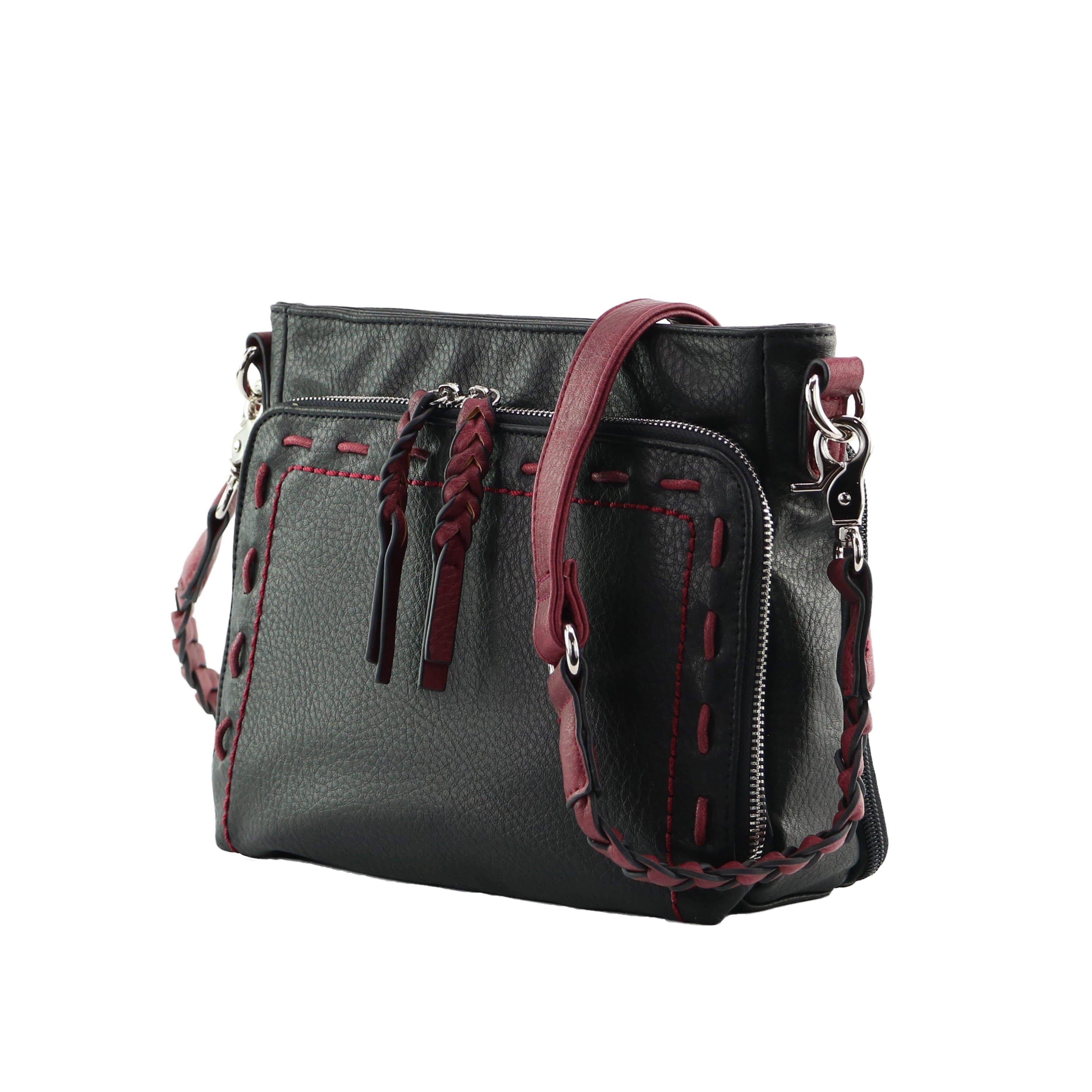 Concealed Carry Skylar Crossbody - Lady Conceal - Concealed Carry Purse - black crossbody purse designer - black owned purse designers - crossbody bag for concealed gun carry - concealed carry gun bags - concealed carry crossbody bag - concealed carry purse crossbody - Gift for gun owners - Women Gun Bag - most popular crossbody bag - crossbody handgun bag - crossbody bags for everyday use