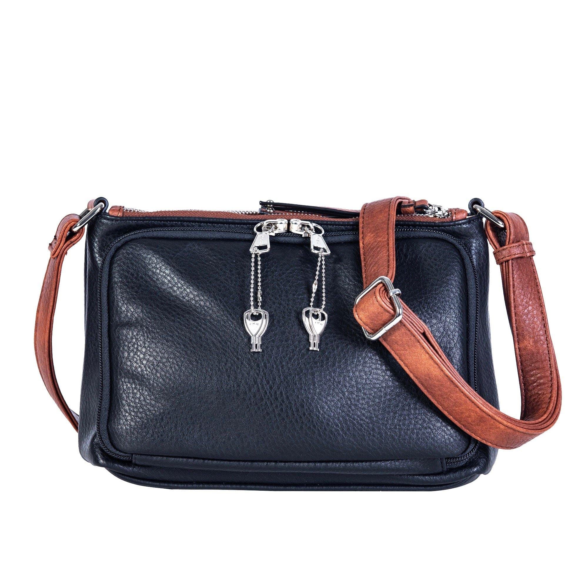 Concealed Carry Hailey Crossbody - Lady Conceal - soft leather shoulder bags for women's - crossbody bags for everyday use - most popular crossbody bag - crossbody bags for guns - crossbody handgun bag - Unique Hide Purse - Conceal Carry Western Purse - Stylish Carry Evelyn Leather Bag - Bag for Conceal Carrying Women - - Gun Bag for Women